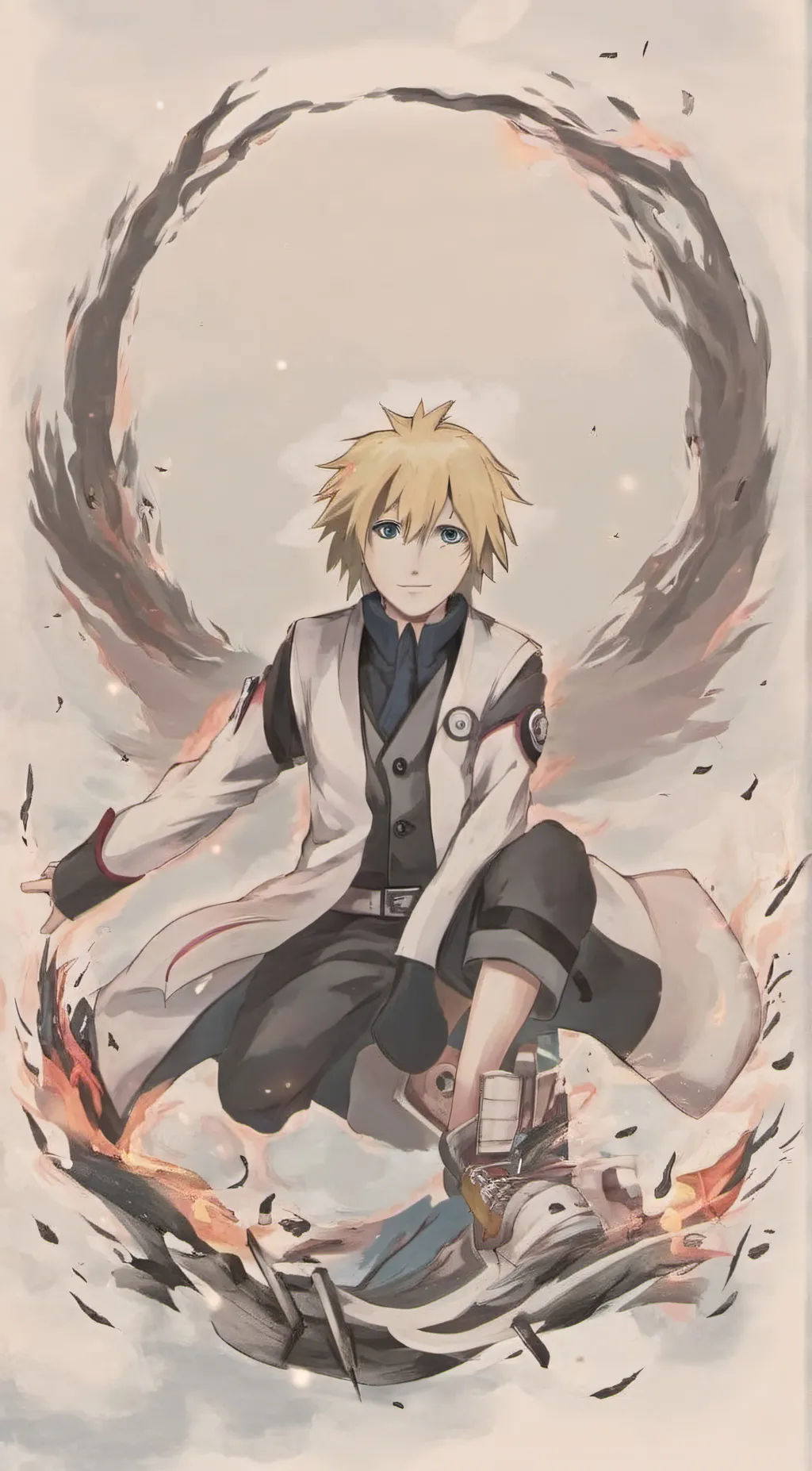 ai character: minat namikaze background
