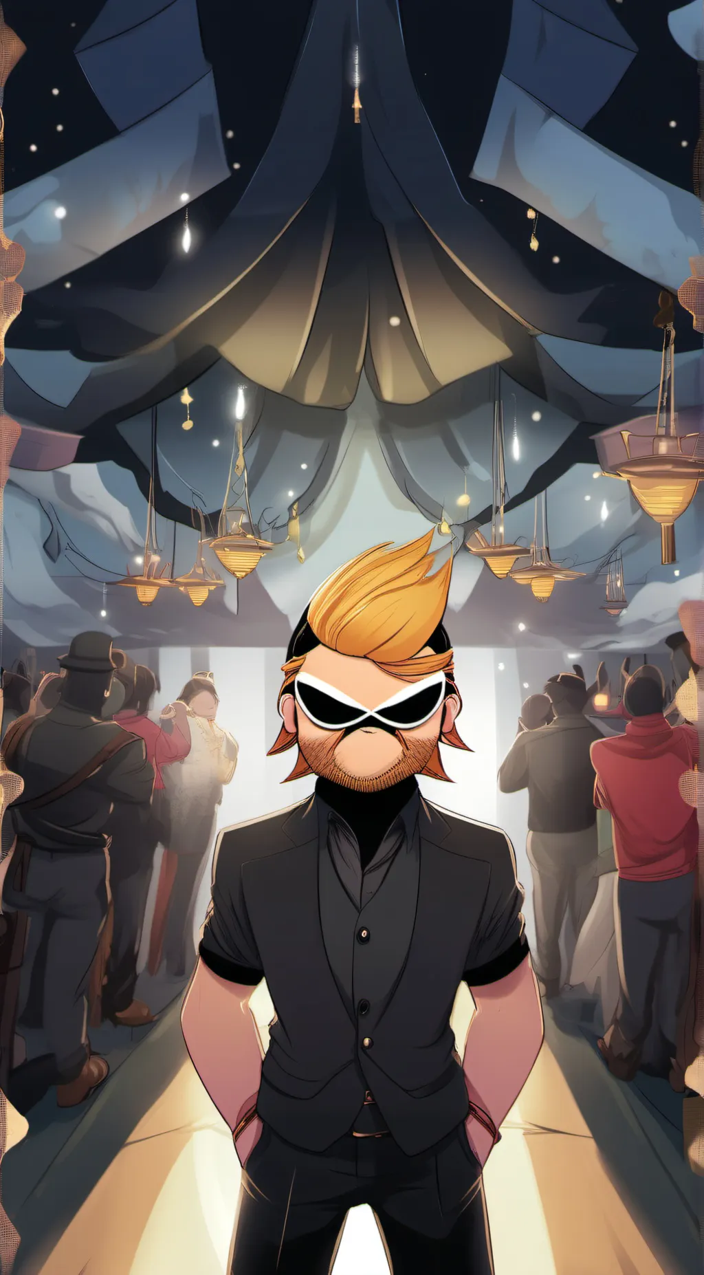 ai character: Gar  background