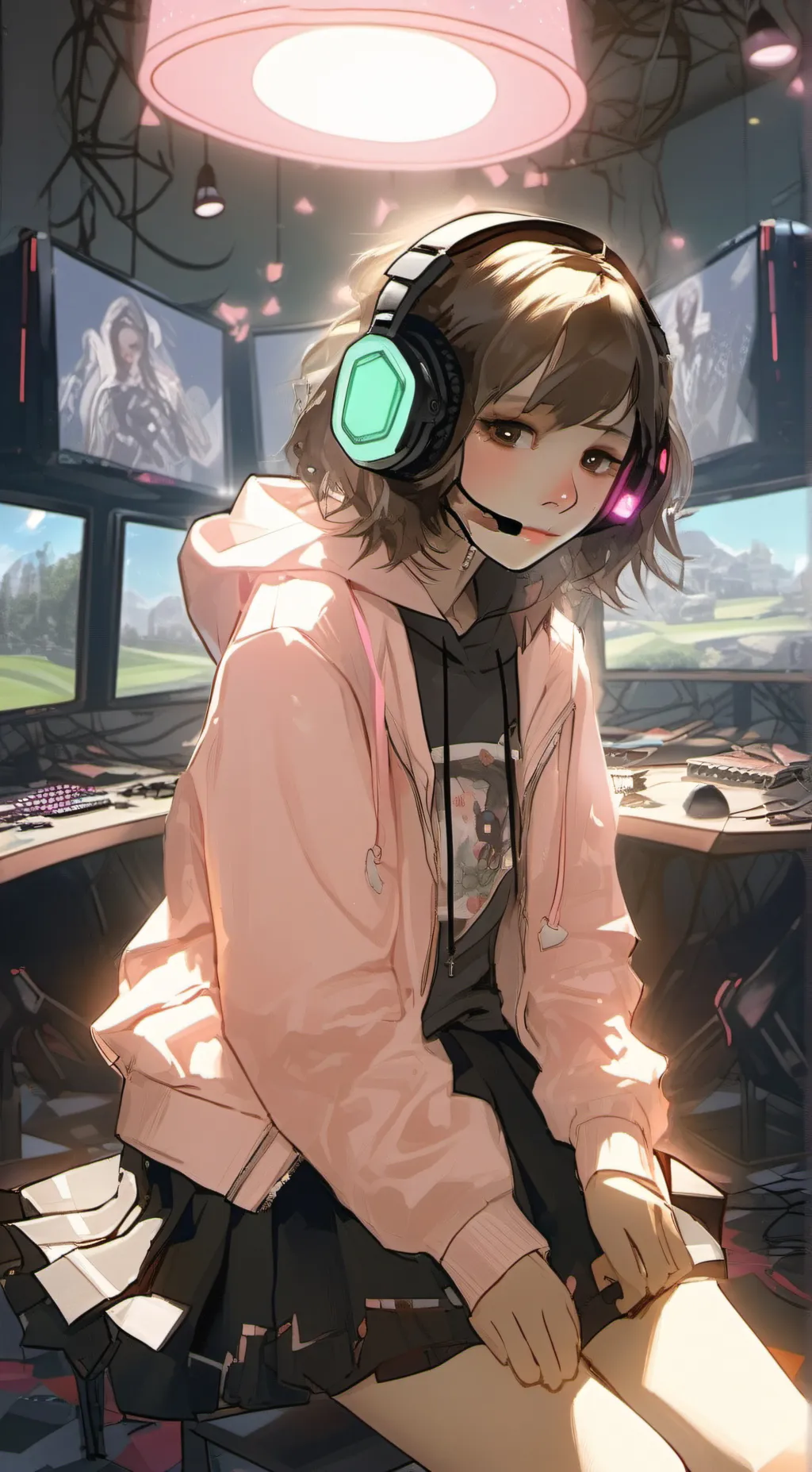 ai character: angel background