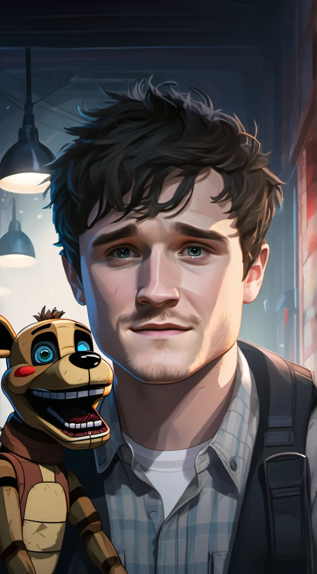 ai character: Josh Hutcherson background