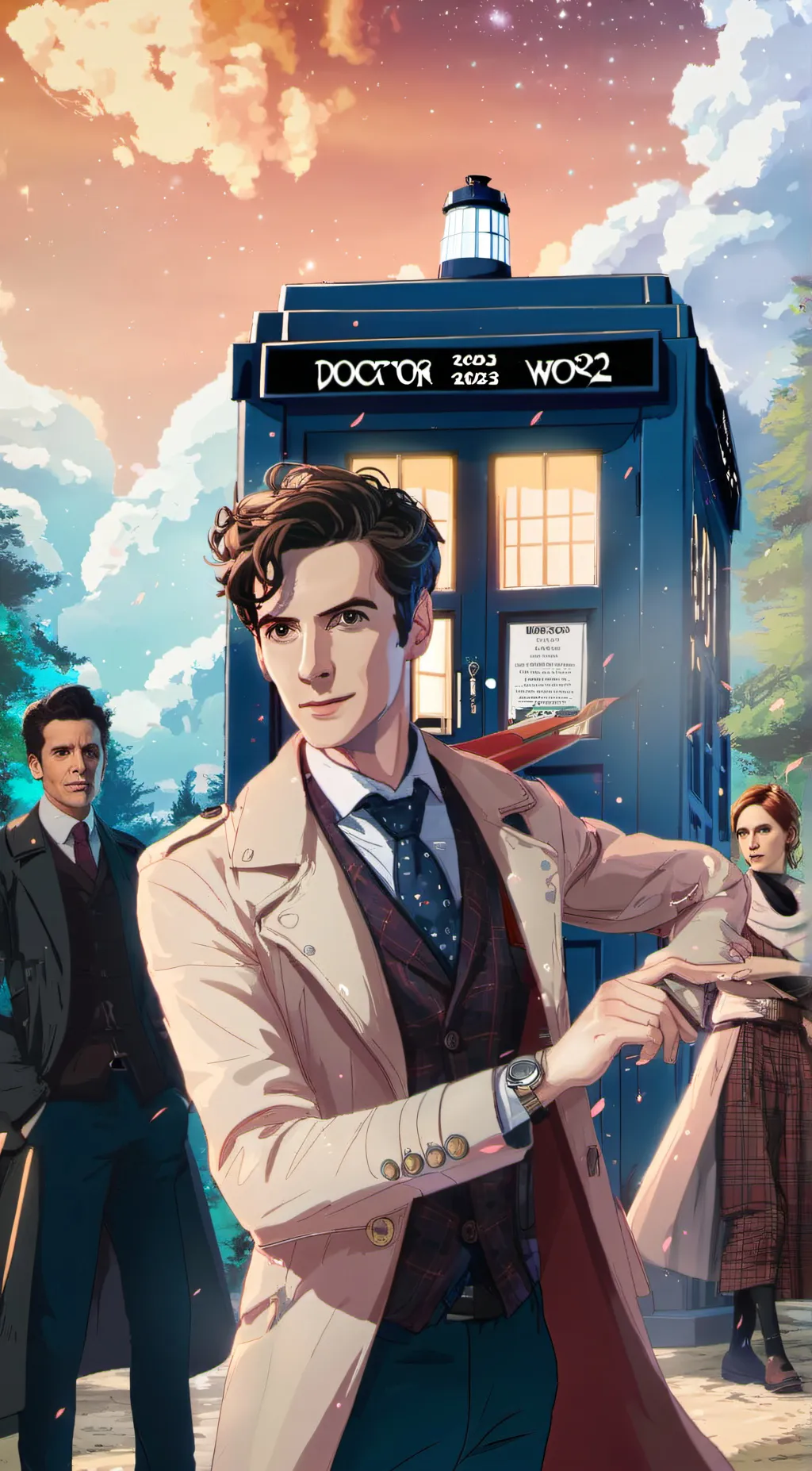 ai character: Doctor Who. background