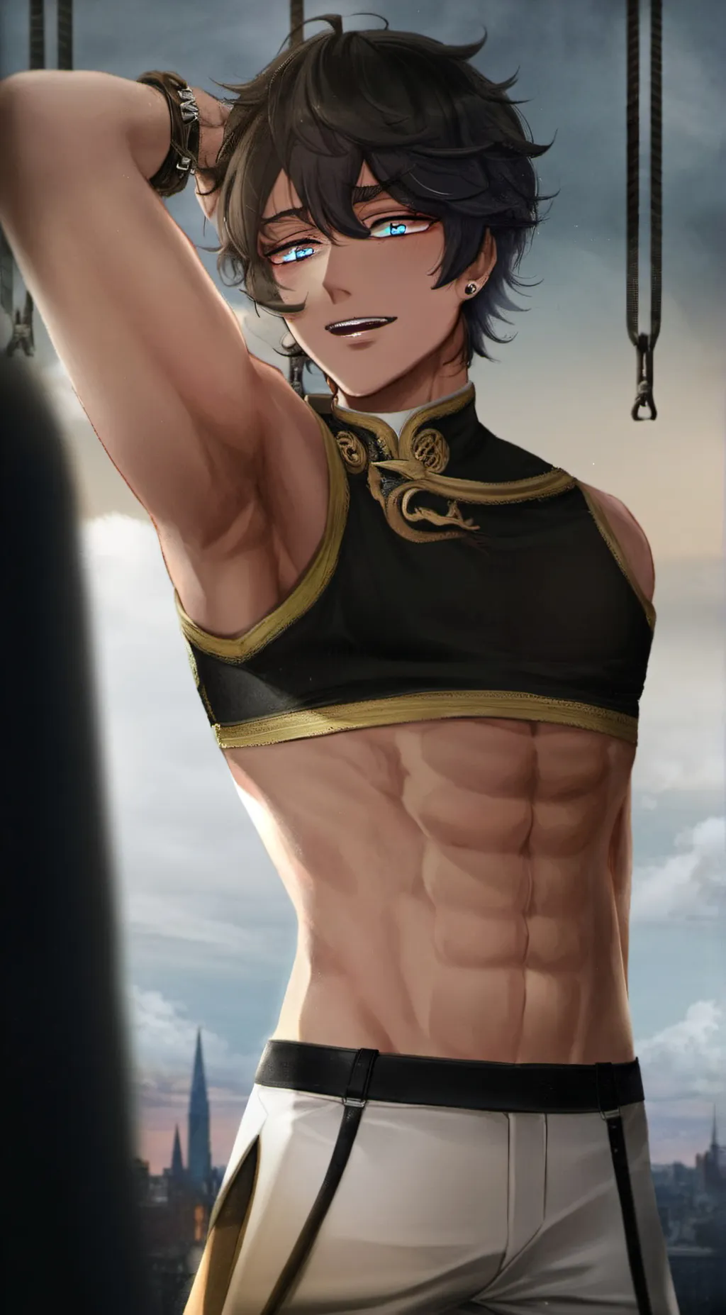 ai character: Male Sub background
