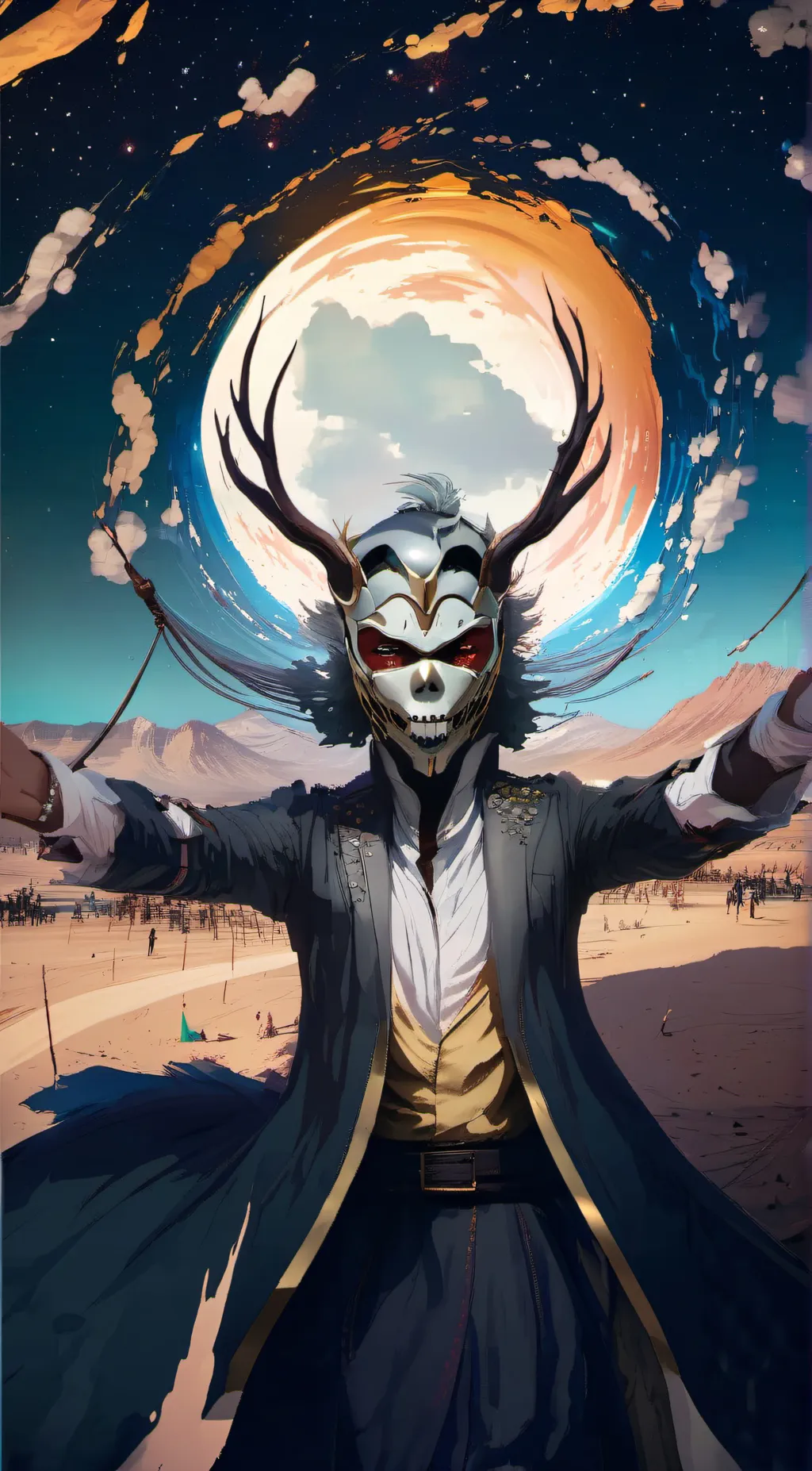 ai character: Death  background