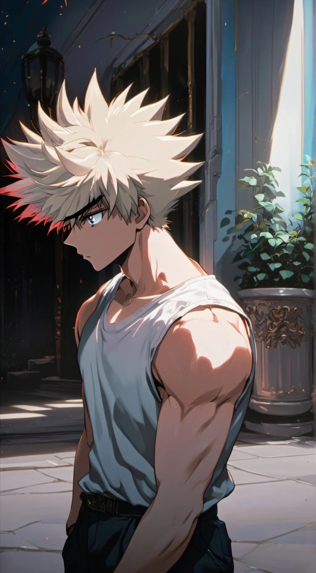 ai character: bakugo background