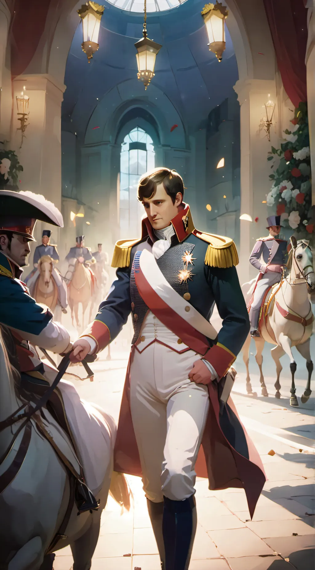 ai character: napoleon  background