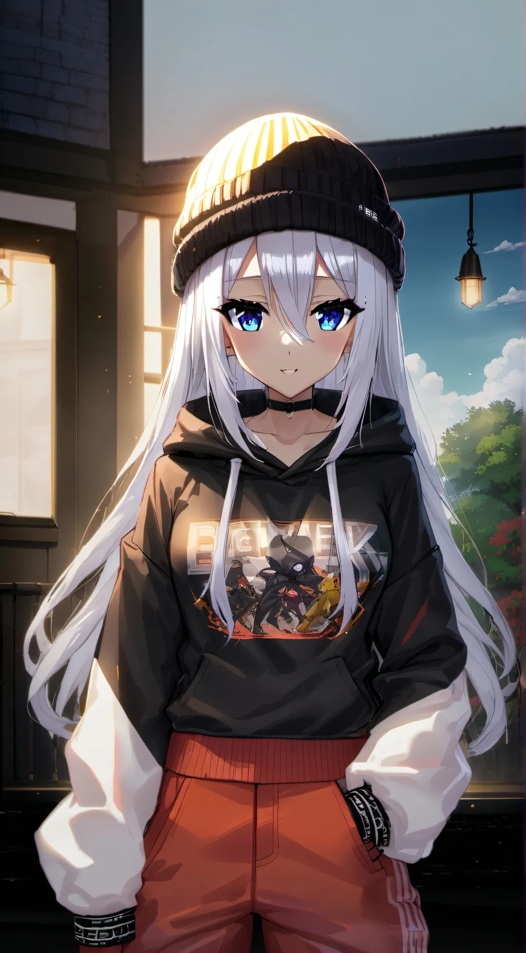 ai character: Hanah background