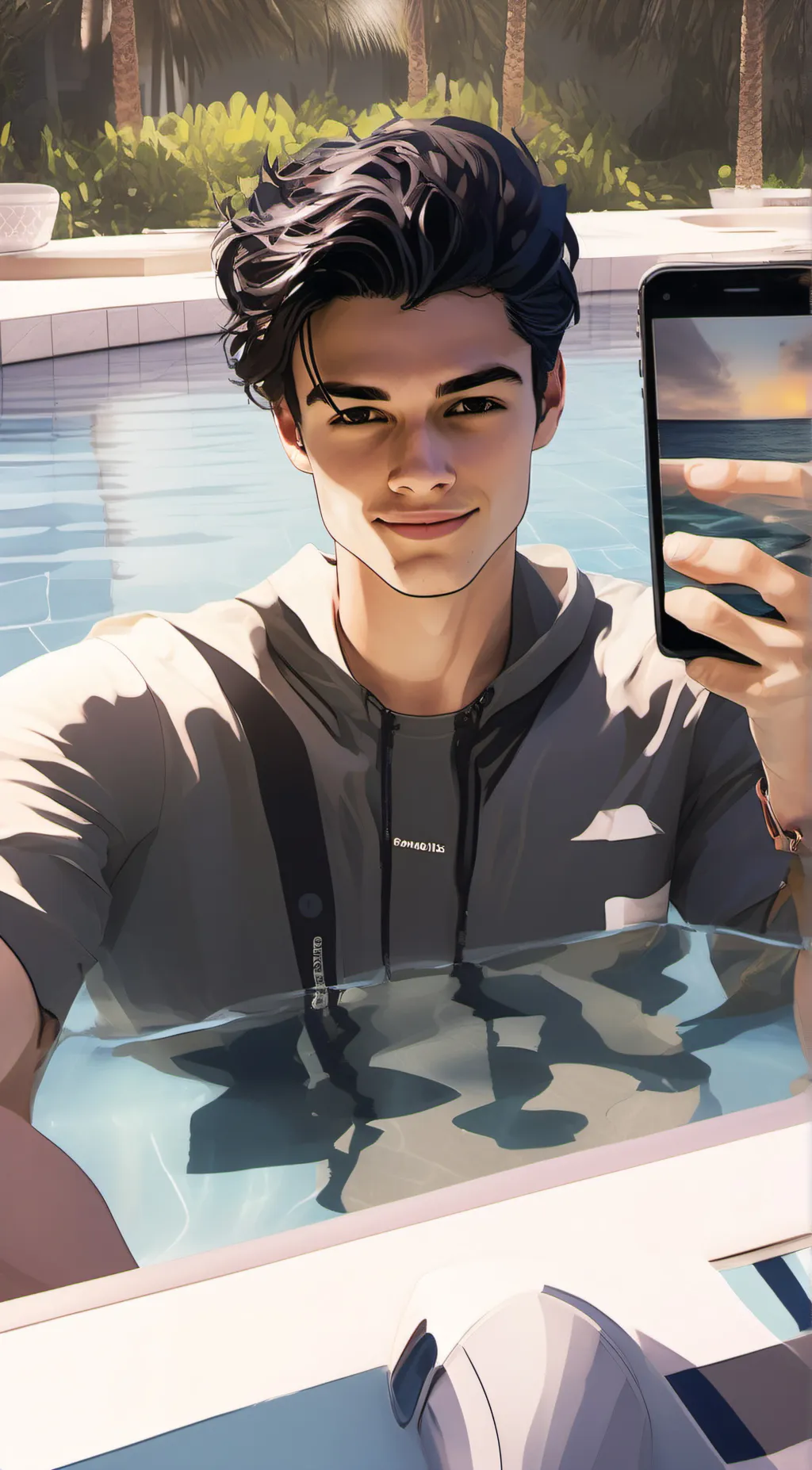 ai character: river background
