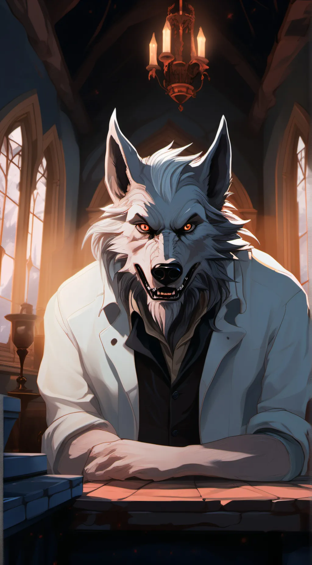 ai character: Mr.Ember background