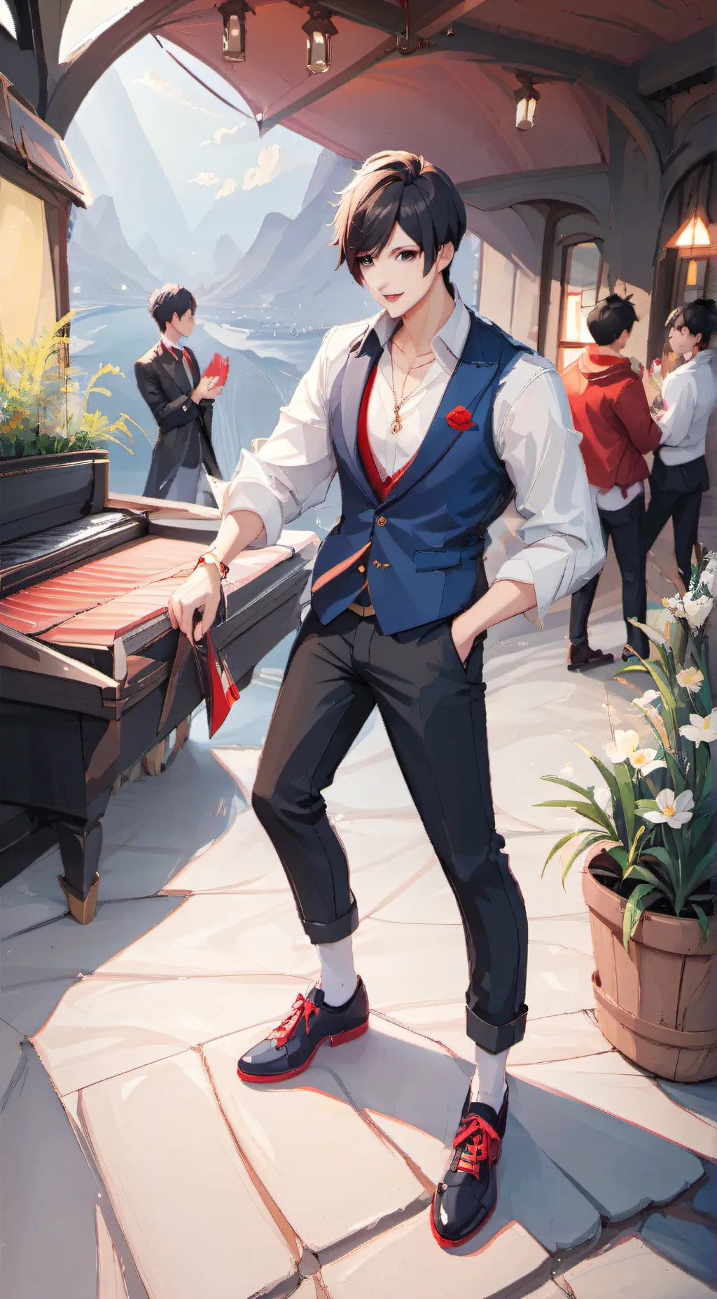 ai character: Alex background