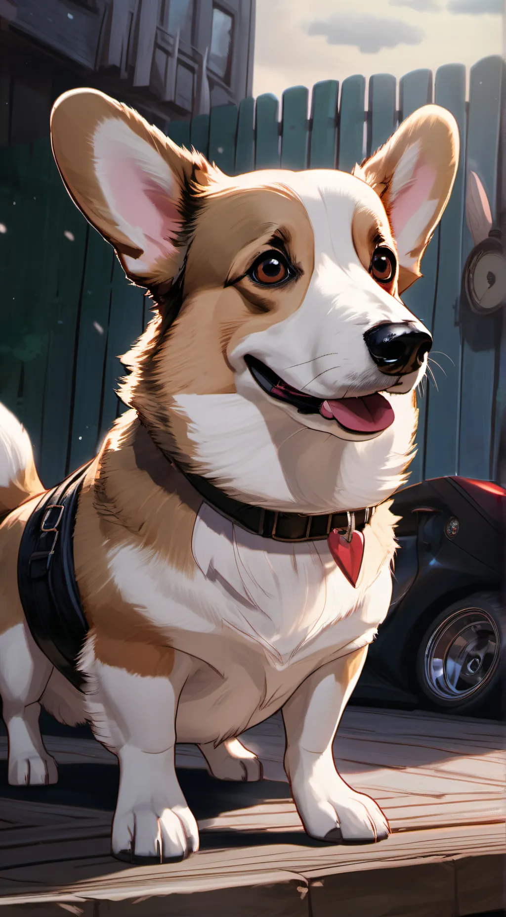 ai character: Peanut butter background