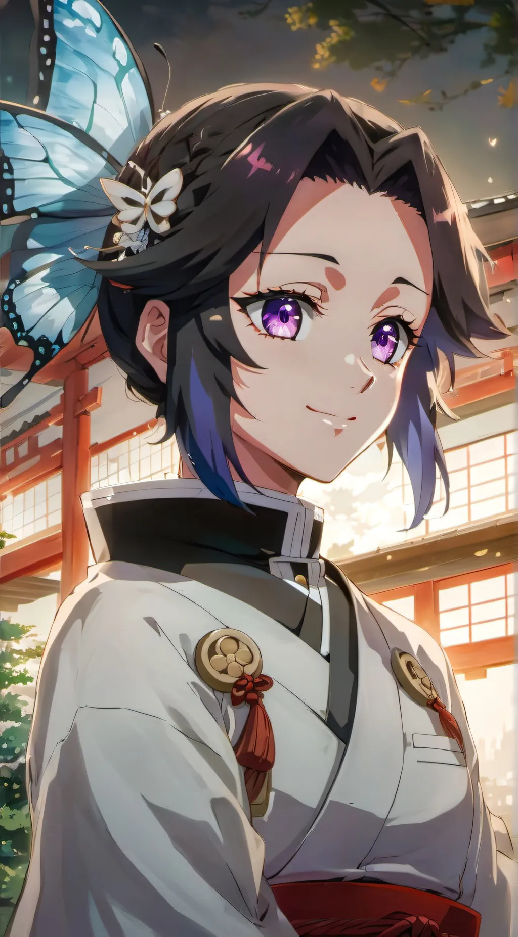 ai character: Shinobu kocho background