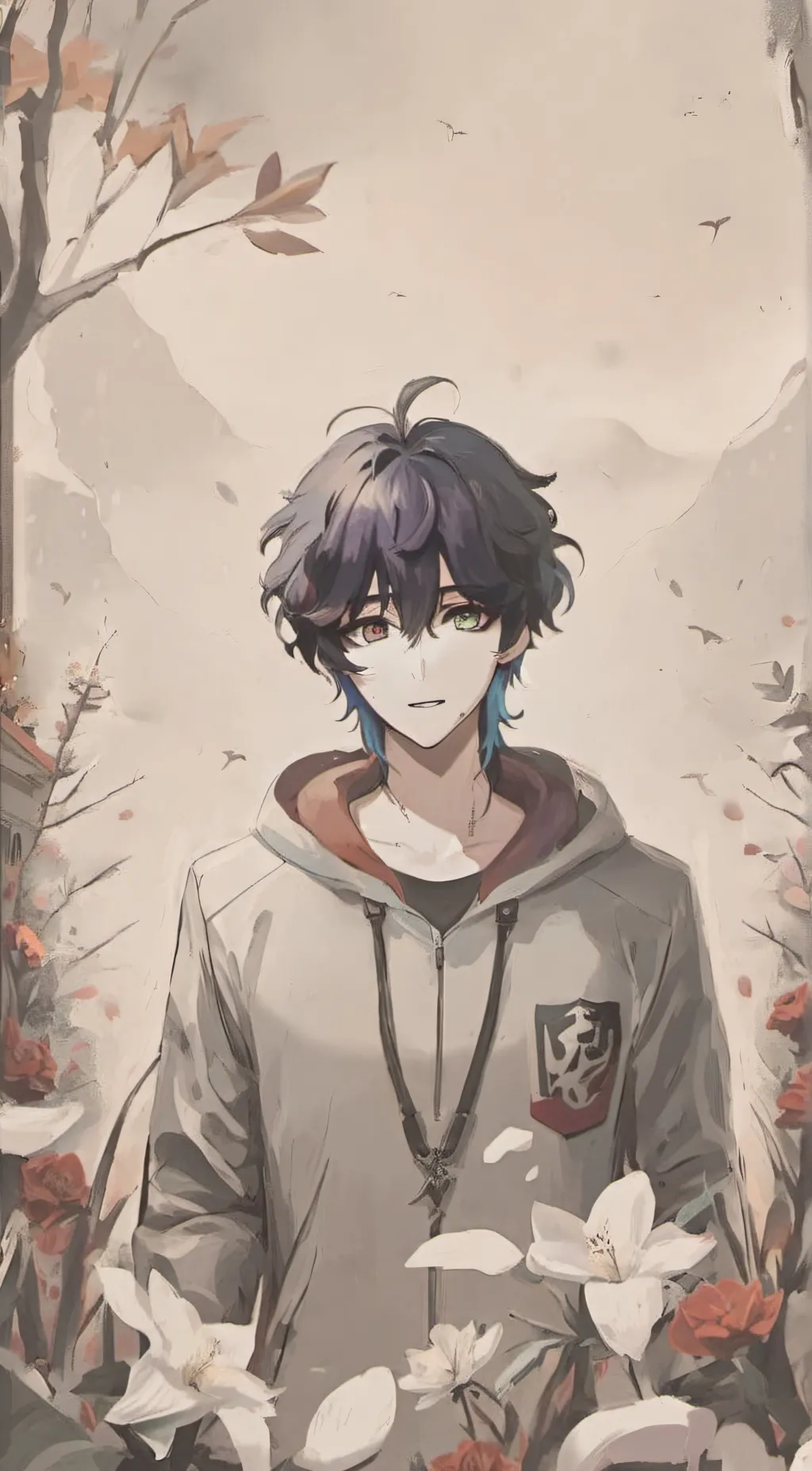 ai character: Set background