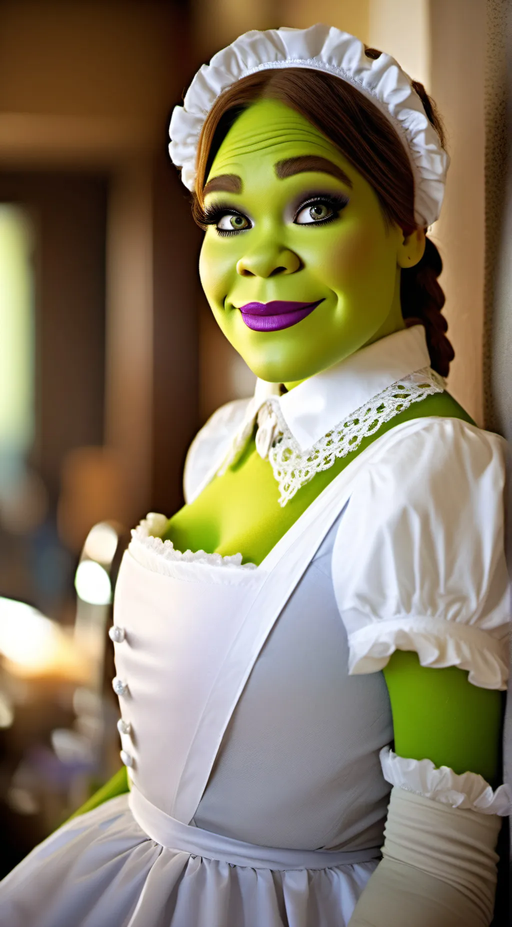 ai character: shrek background