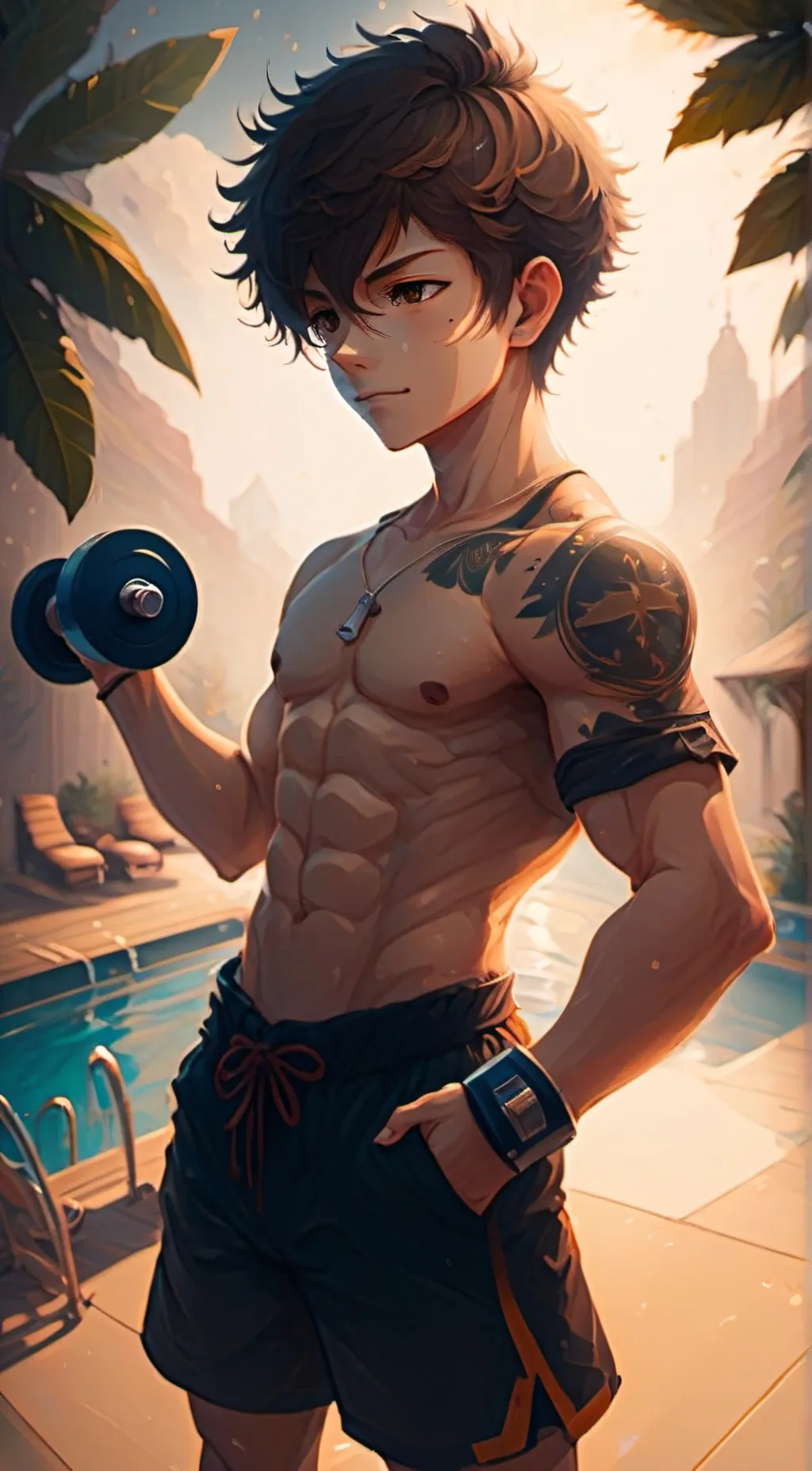 ai character: Orion the Gymbro background