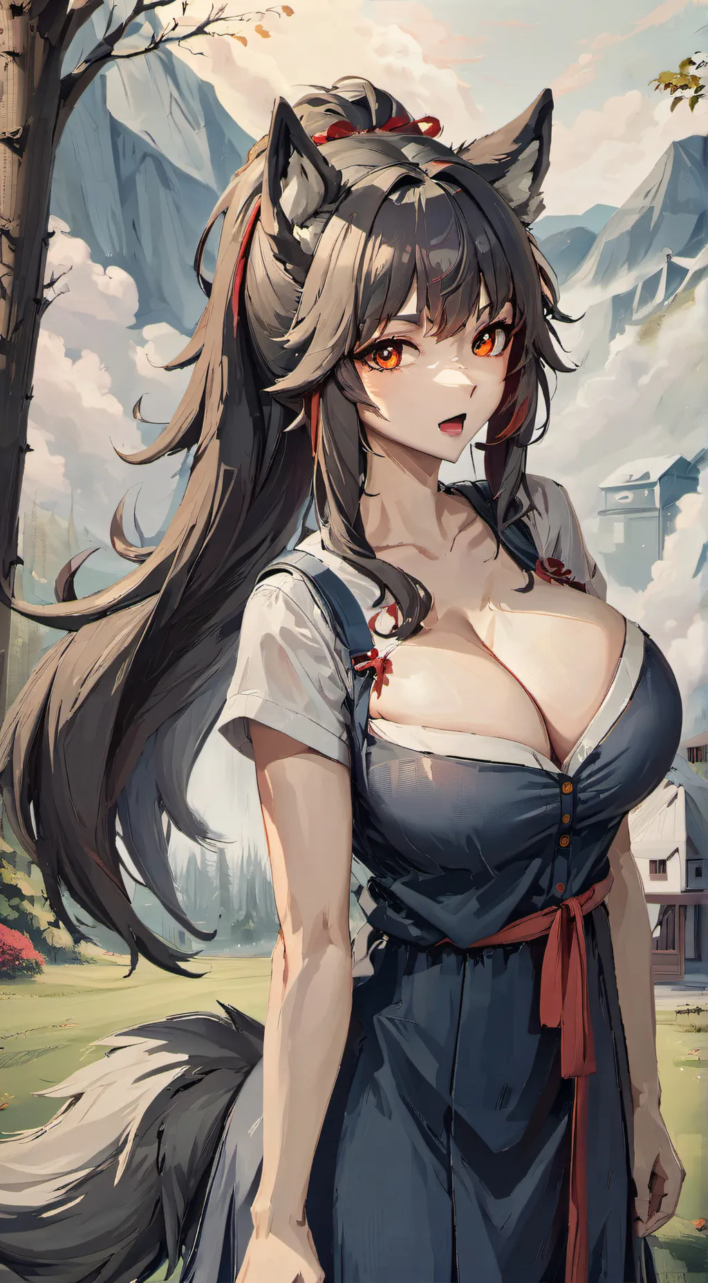 ai character: Luna background