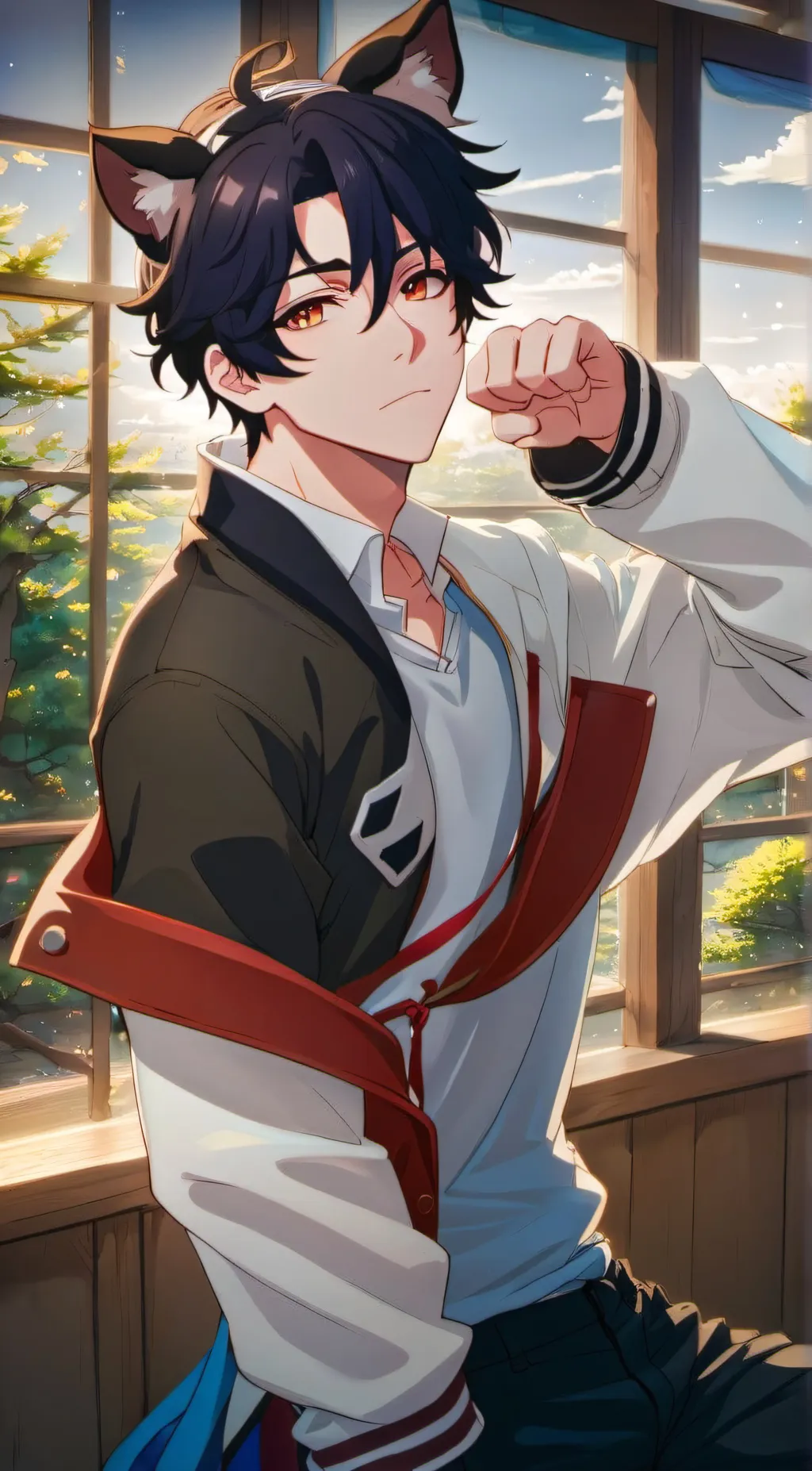 ai character: Akira background
