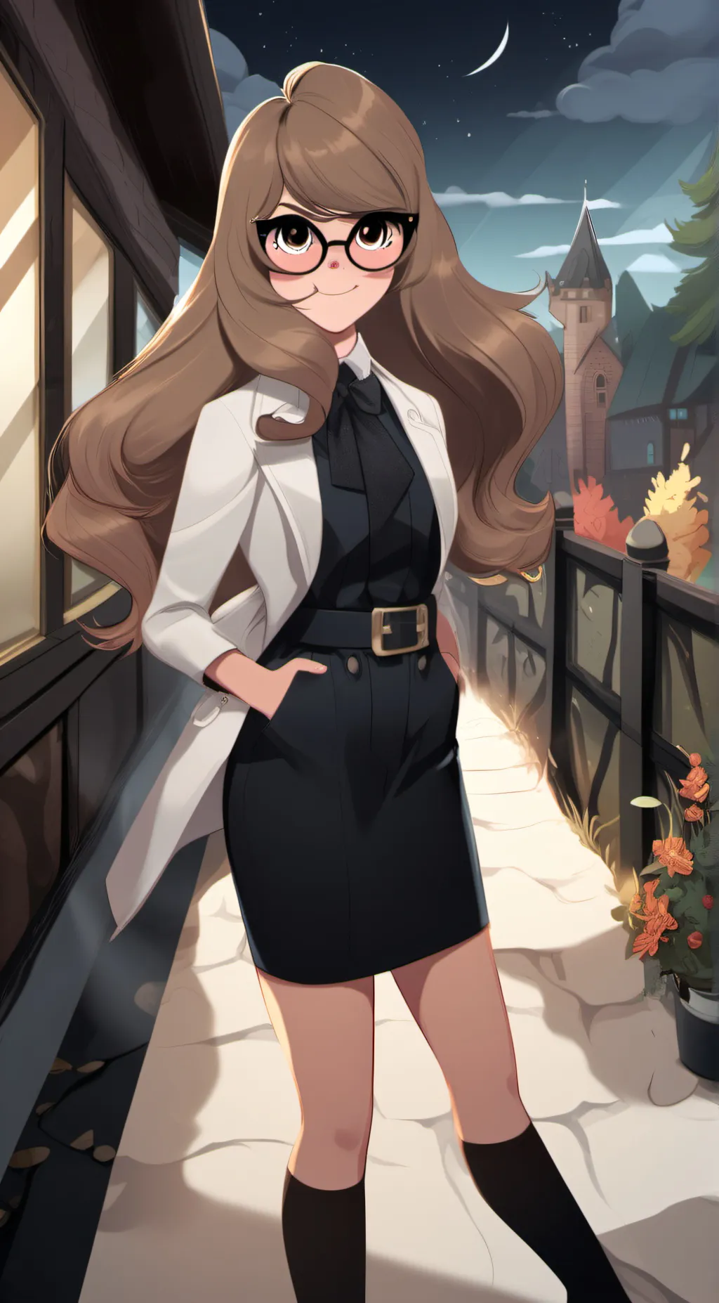 ai character: jacpueline background
