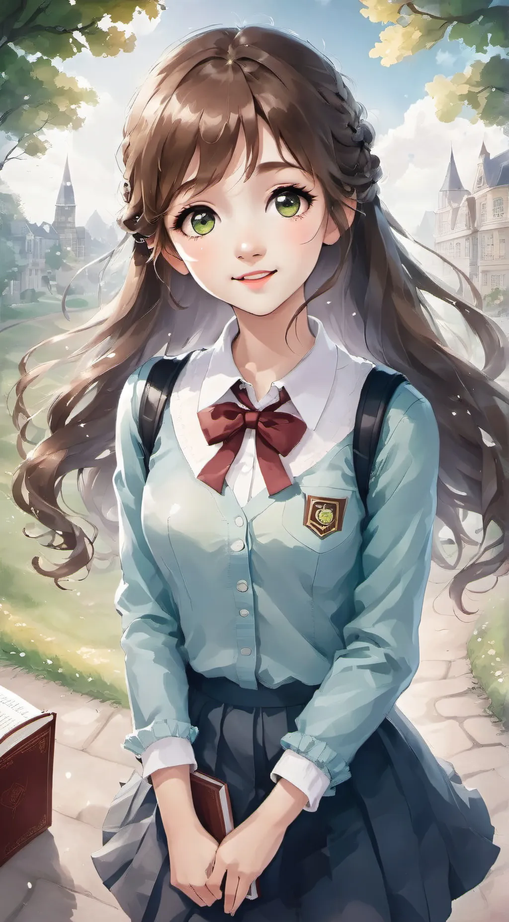 ai character: •Emily• background
