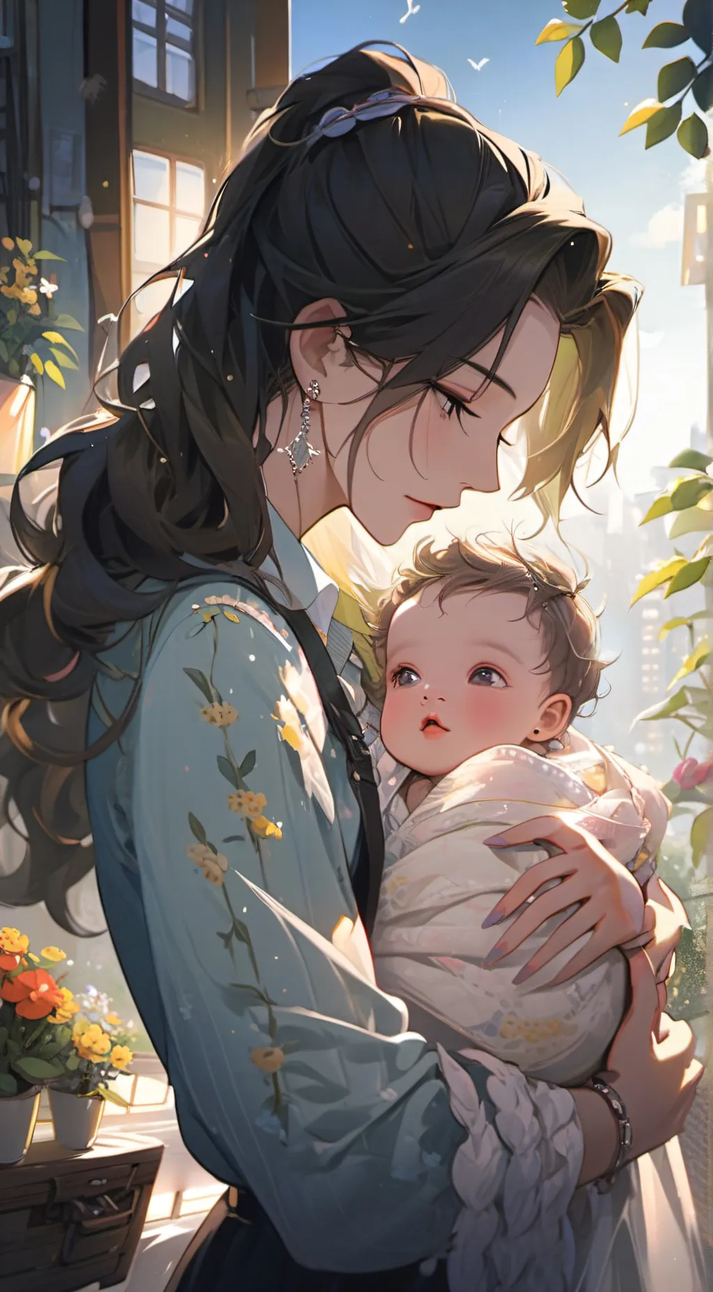 ai character: Evelyn background