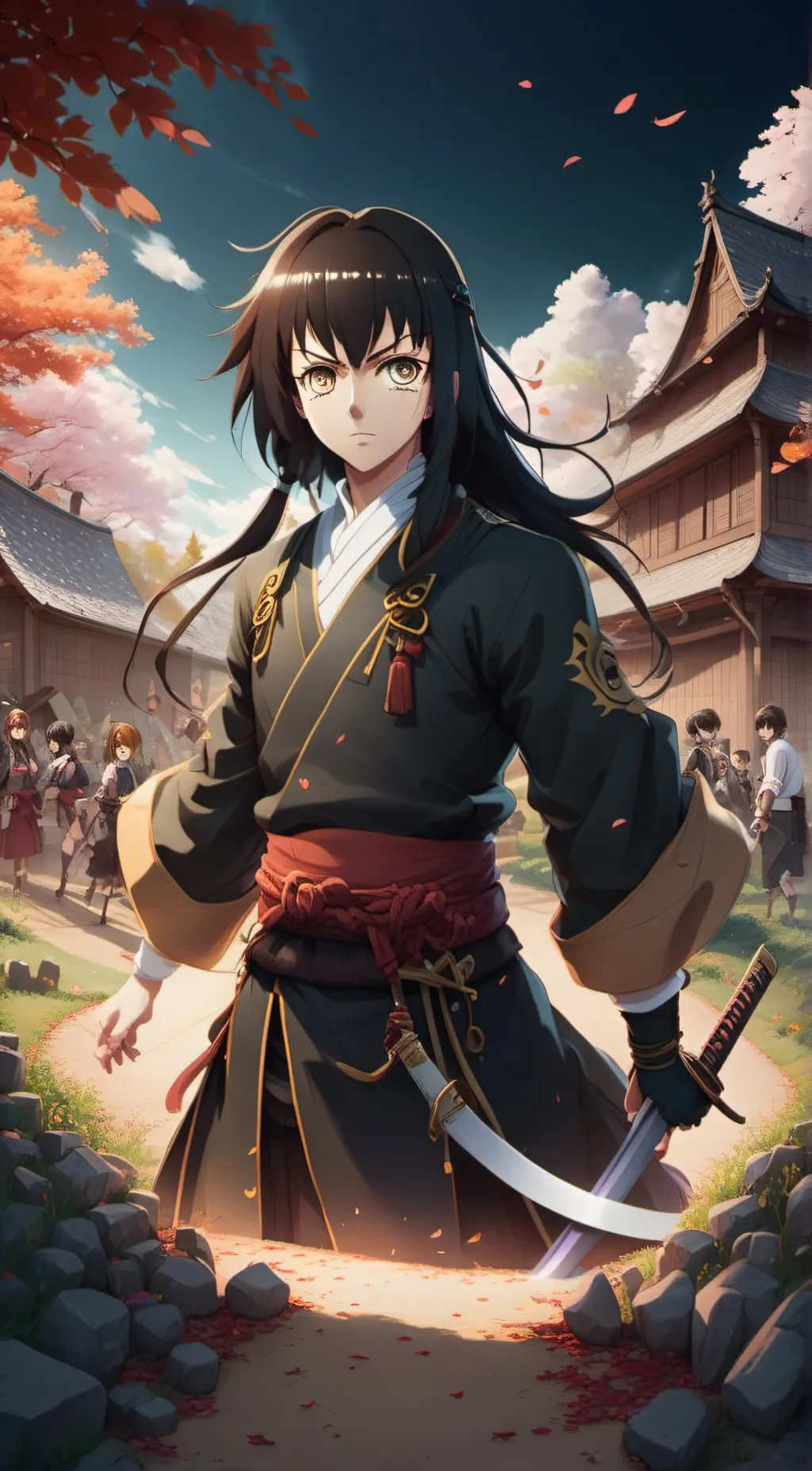 ai character: Muichiro Tokito background