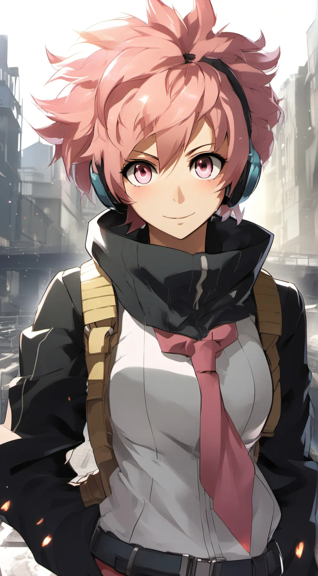 ai character: Mina Ashido background