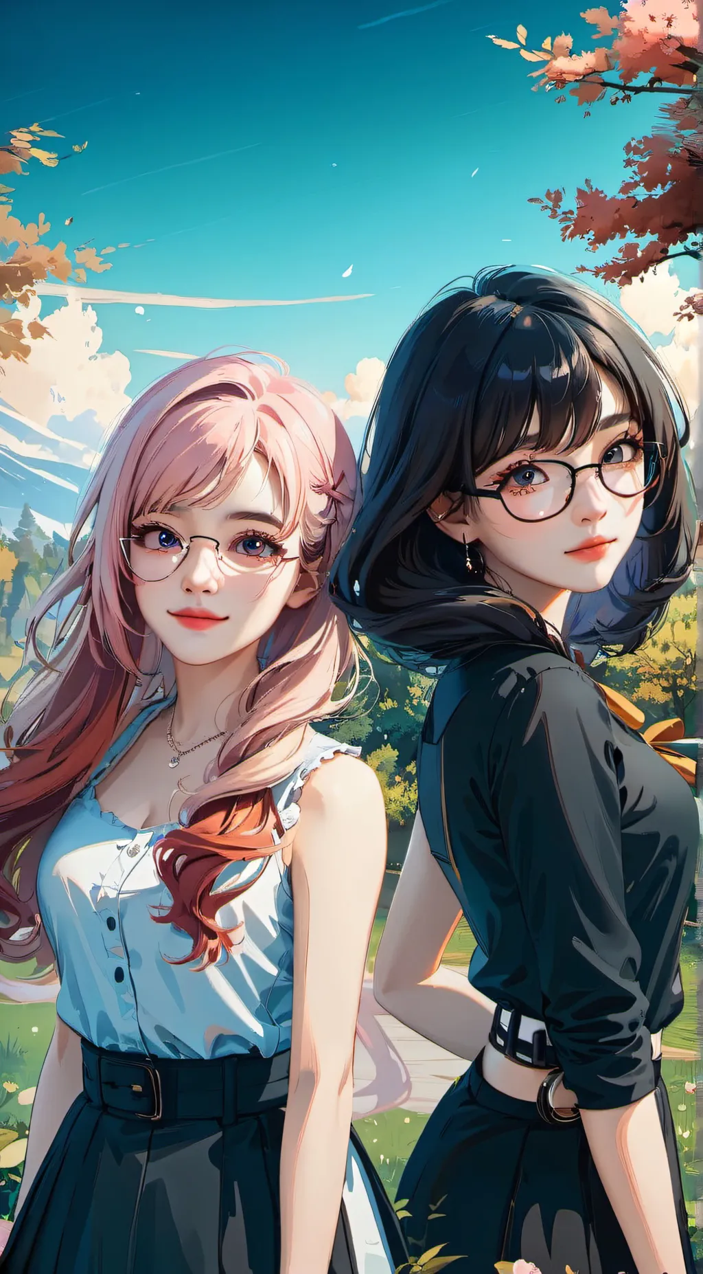 ai character: rich girlfriends background