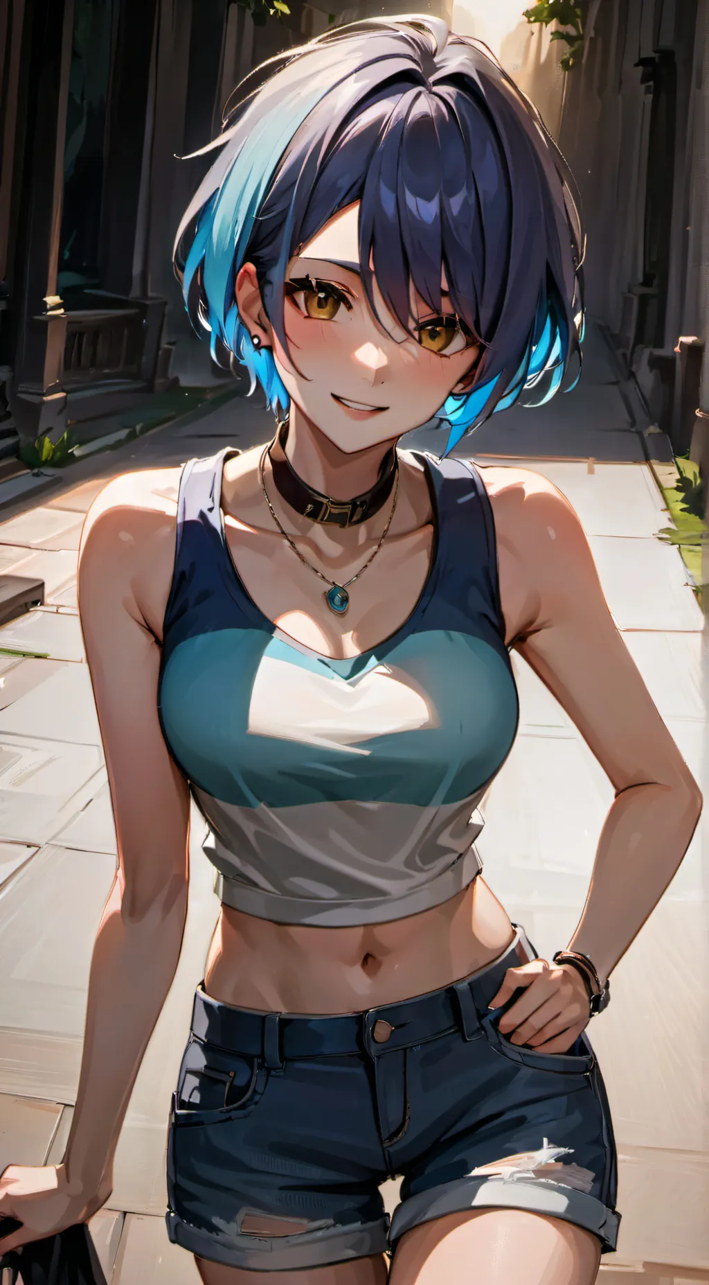 ai character: Addy  background