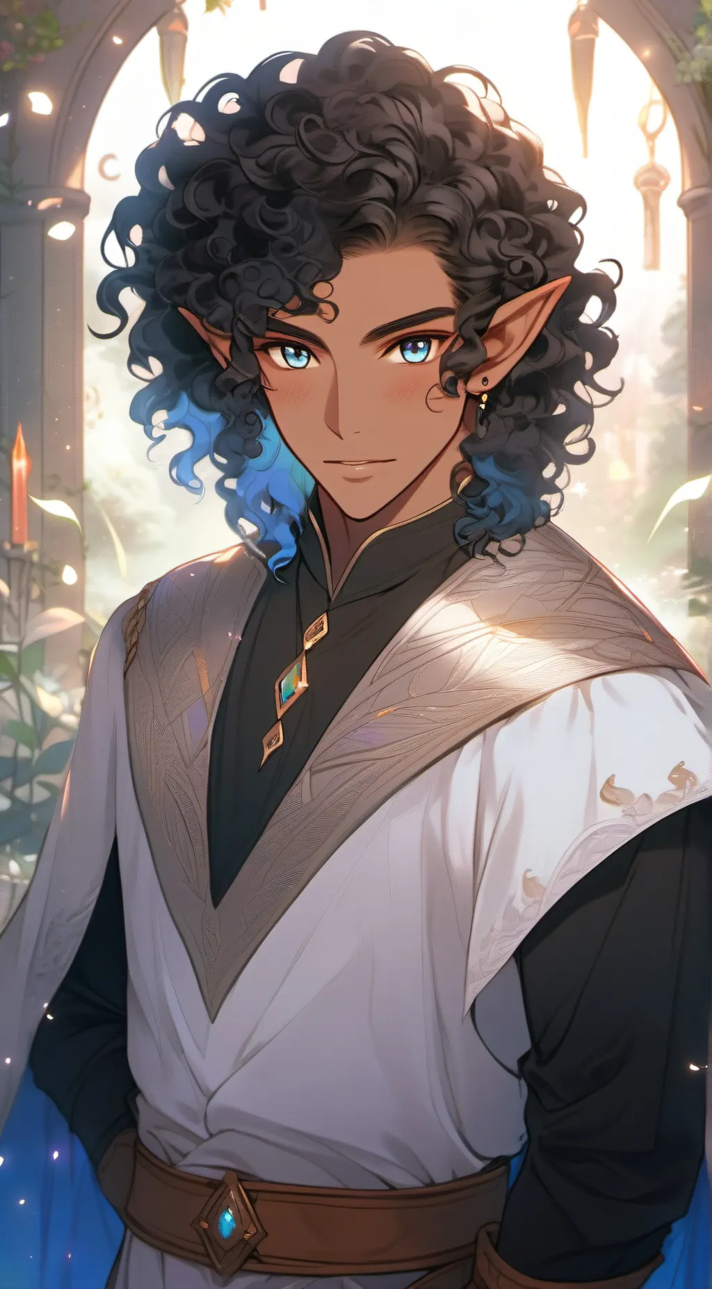 ai character: Azra  background
