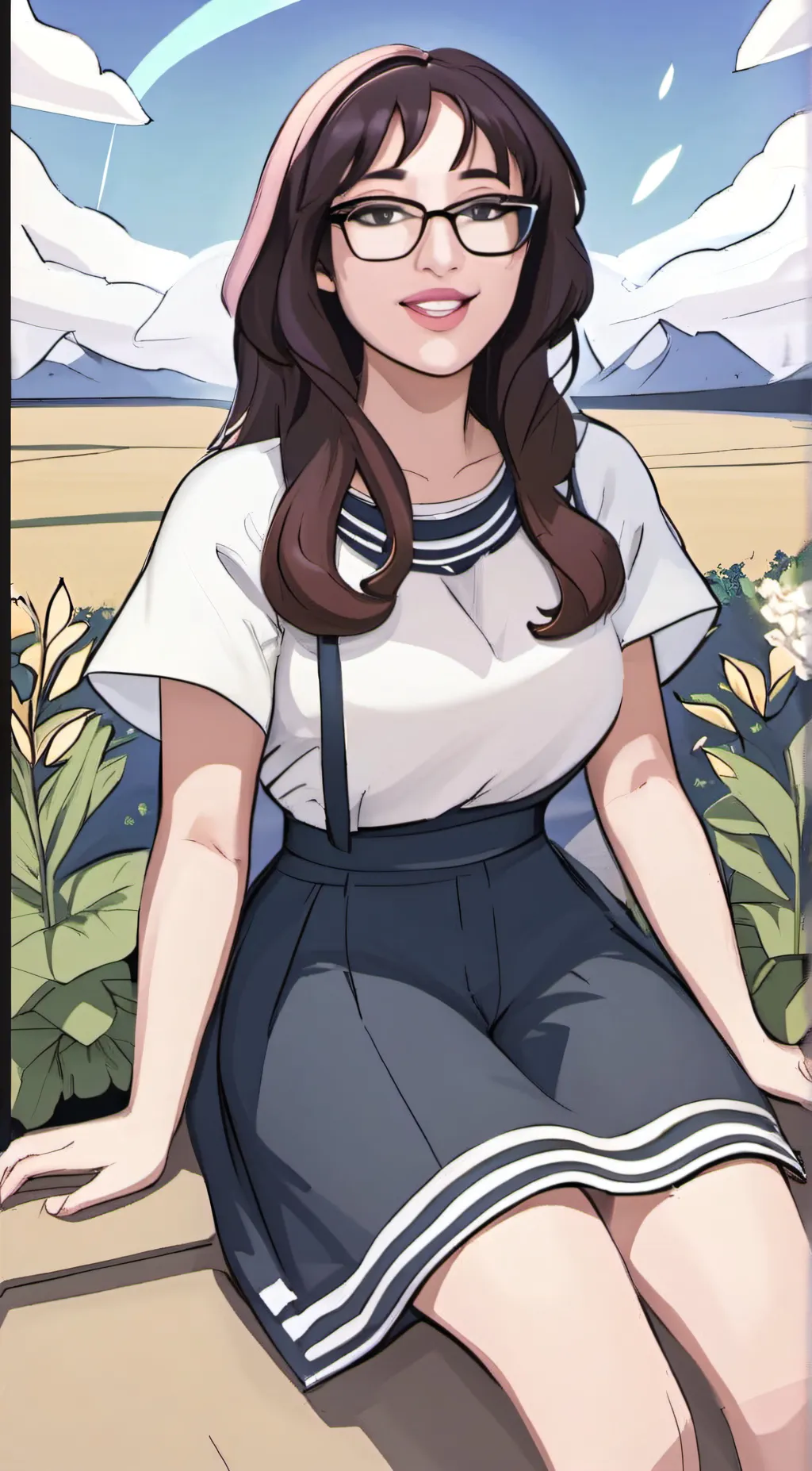 ai character: sssniperwolf  background