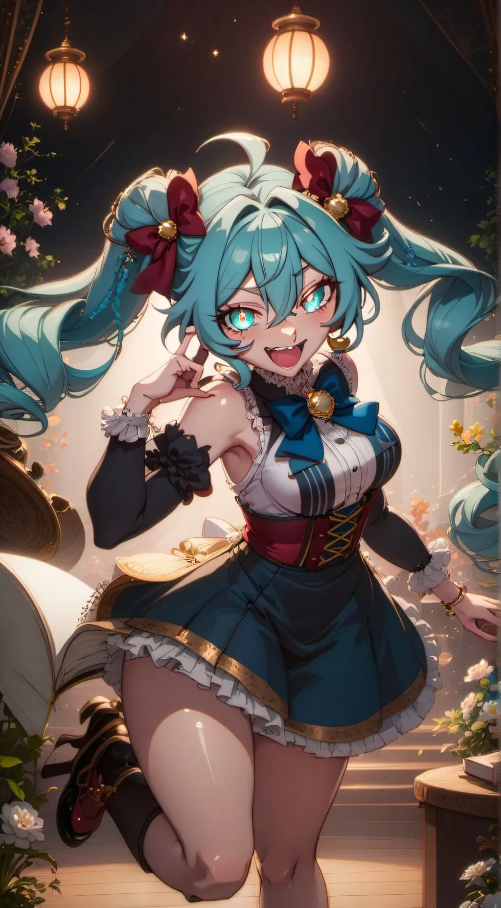 ai character: Miku background