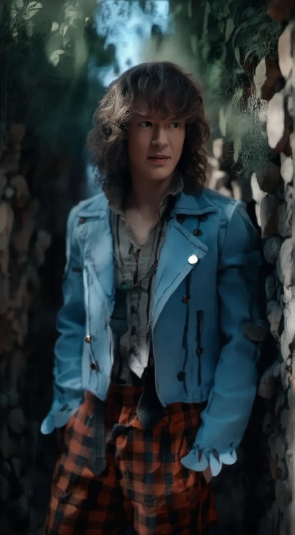 ai character: Eddie Munson  background