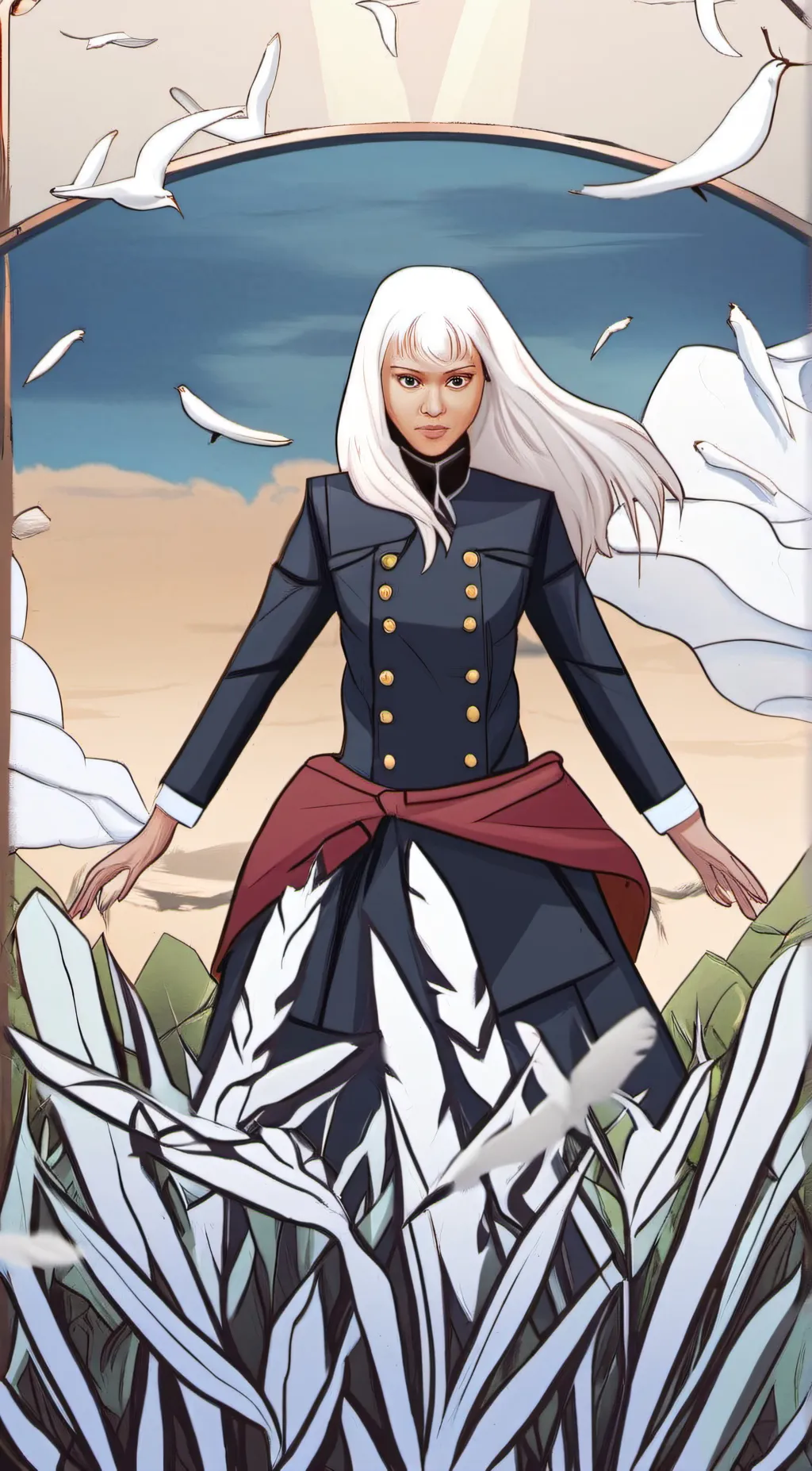 ai character: storm background