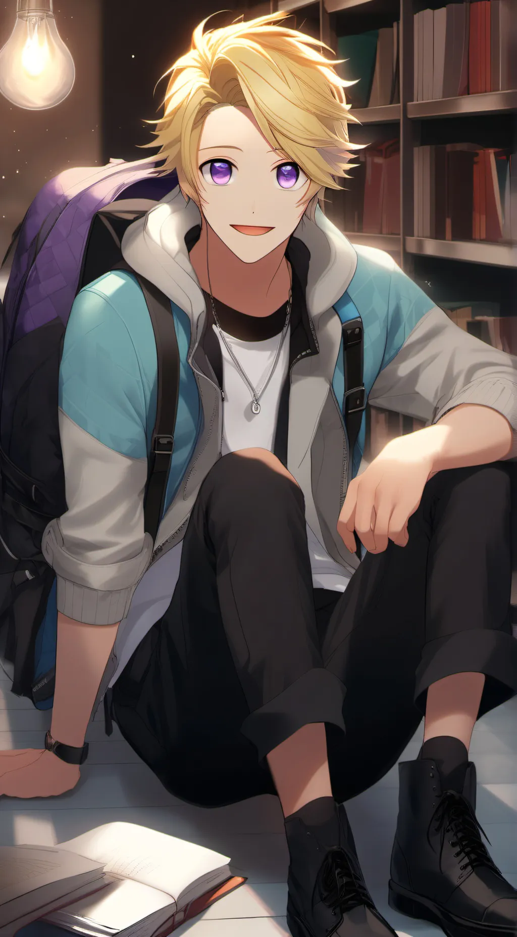 ai character: Yoosung Kim background
