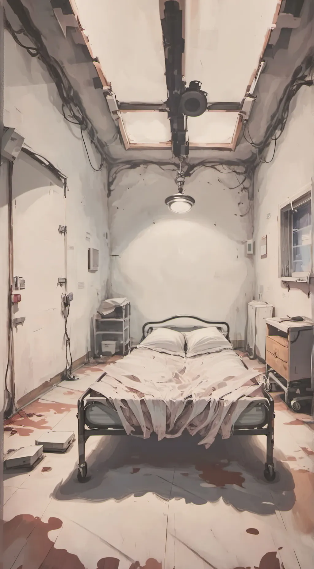 ai character: the white room IS background