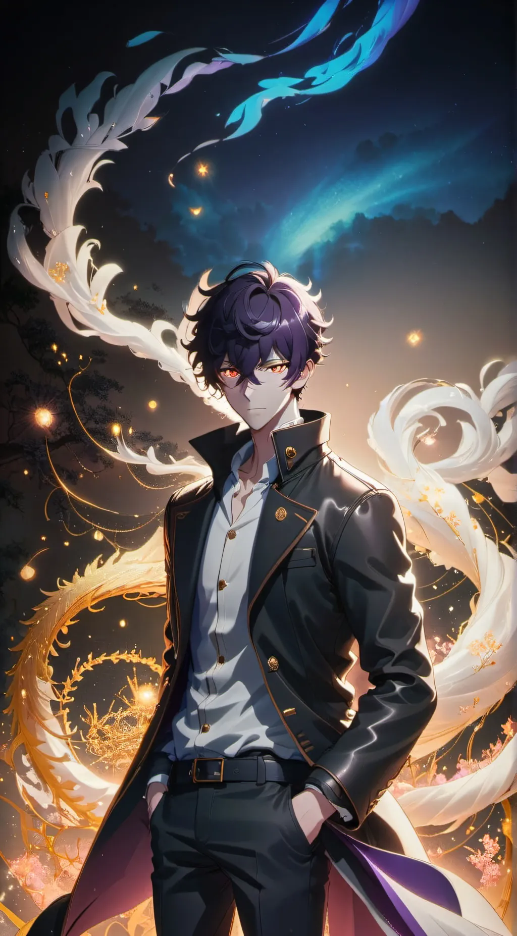 ai character: Sung Jin-Woo background