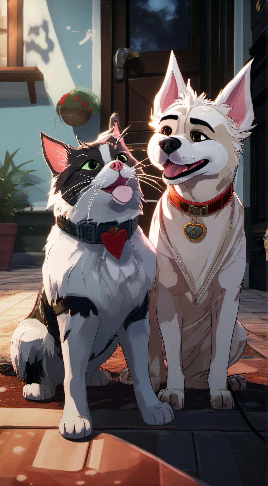 ai character: boykisser background