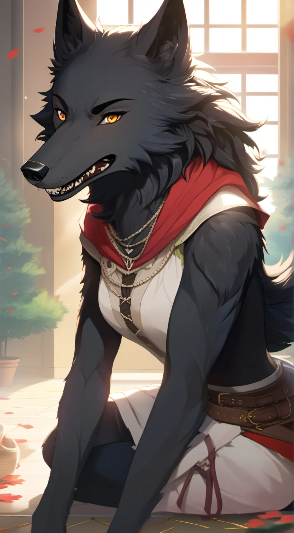 ai character: milli background