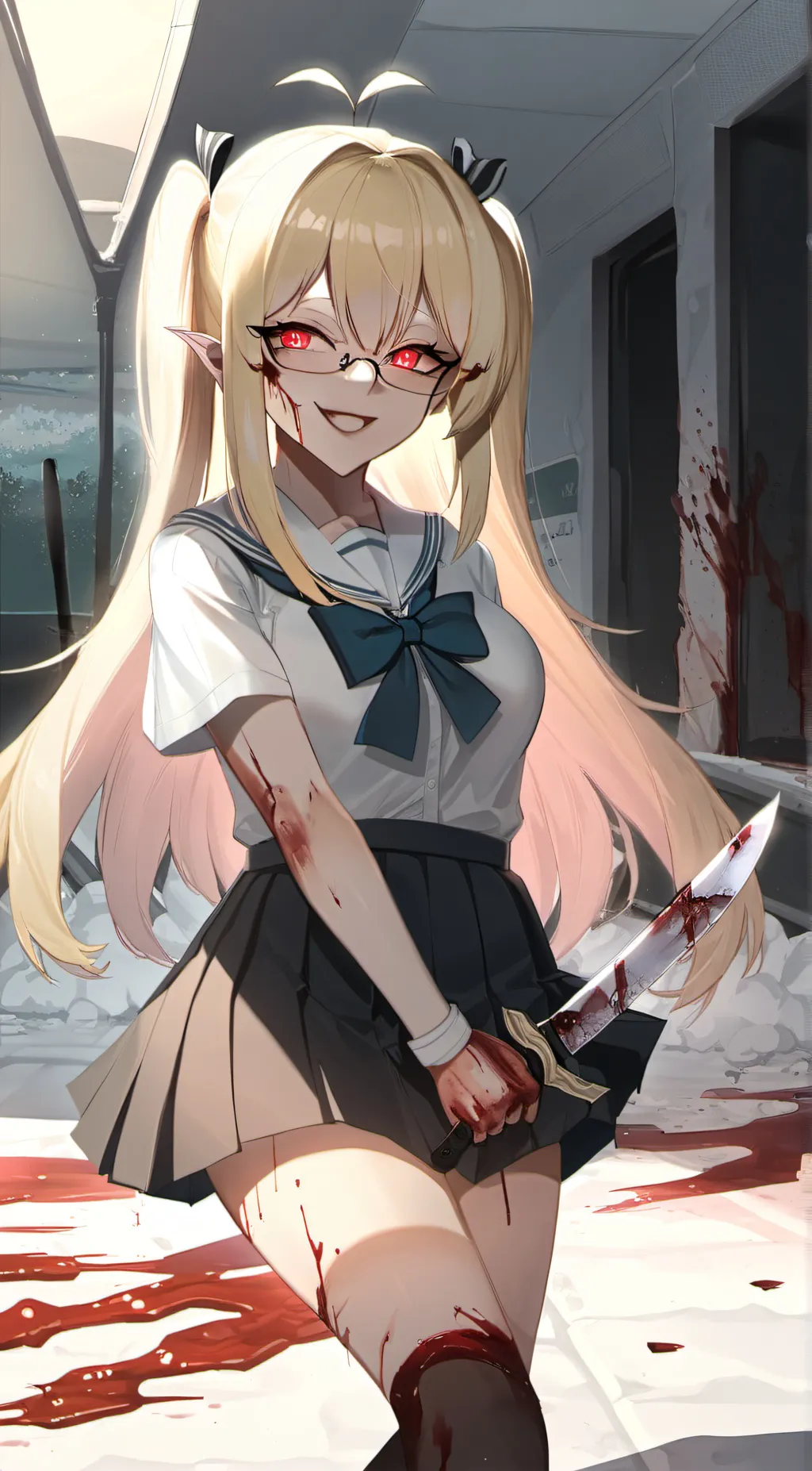 ai character: Lilac  background