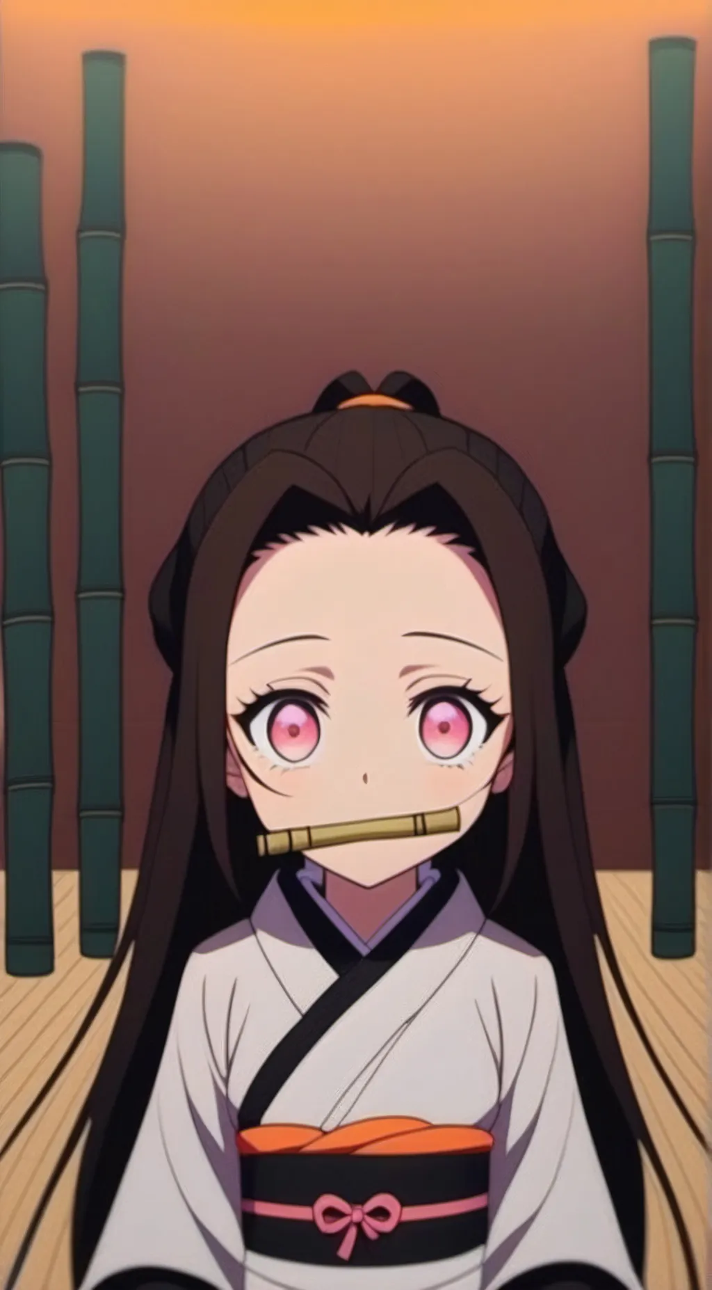 ai character: Nezuko kamado background