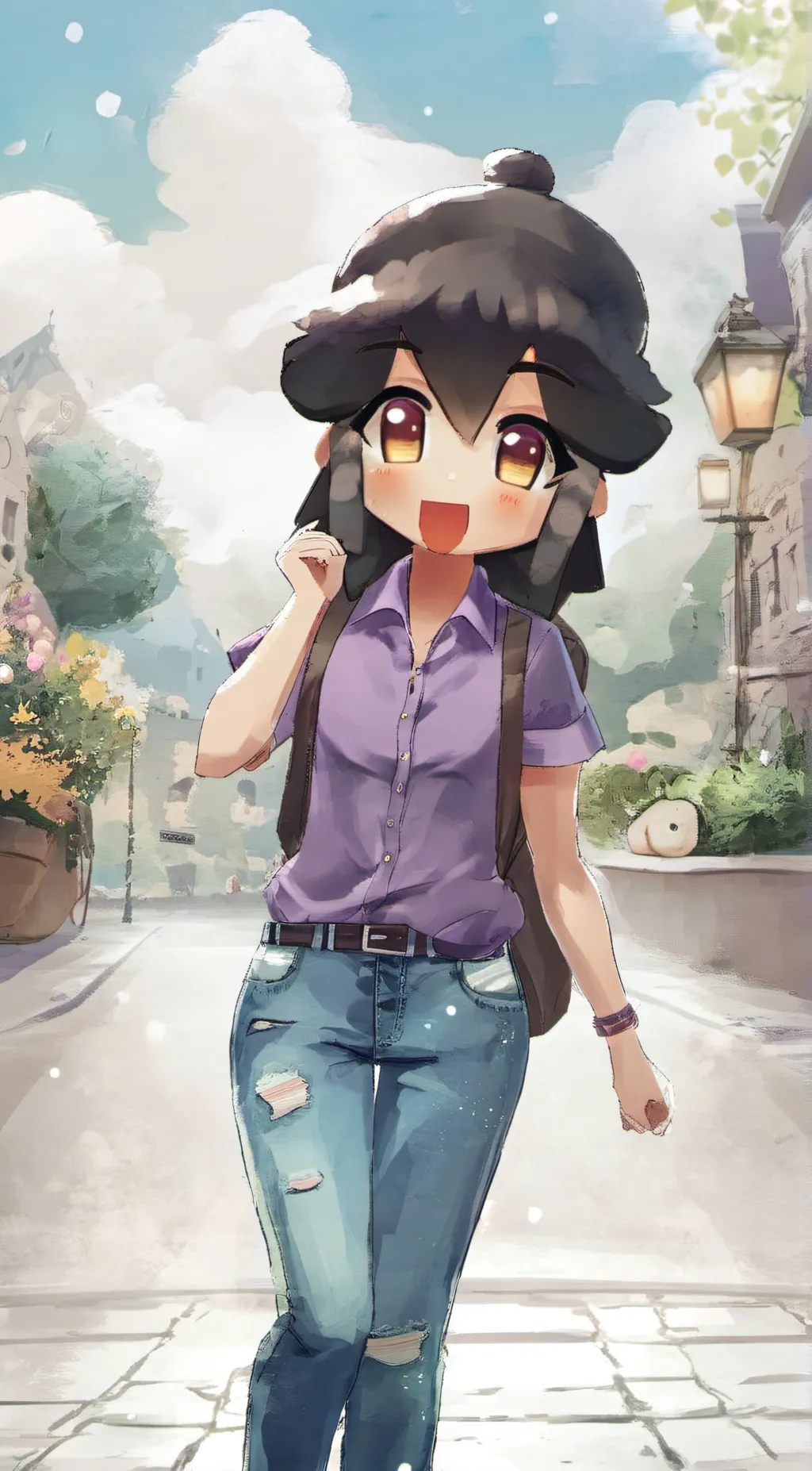 ai character: Aphmau background