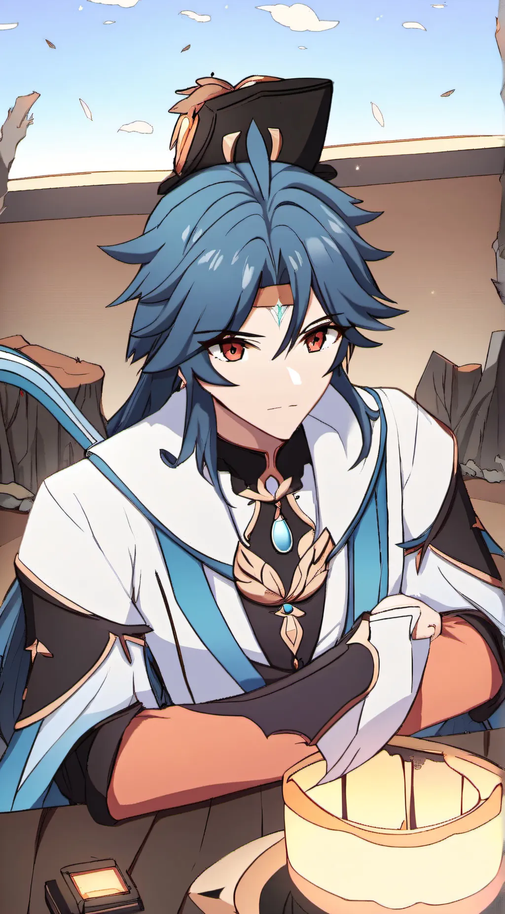 ai character: Xaio background