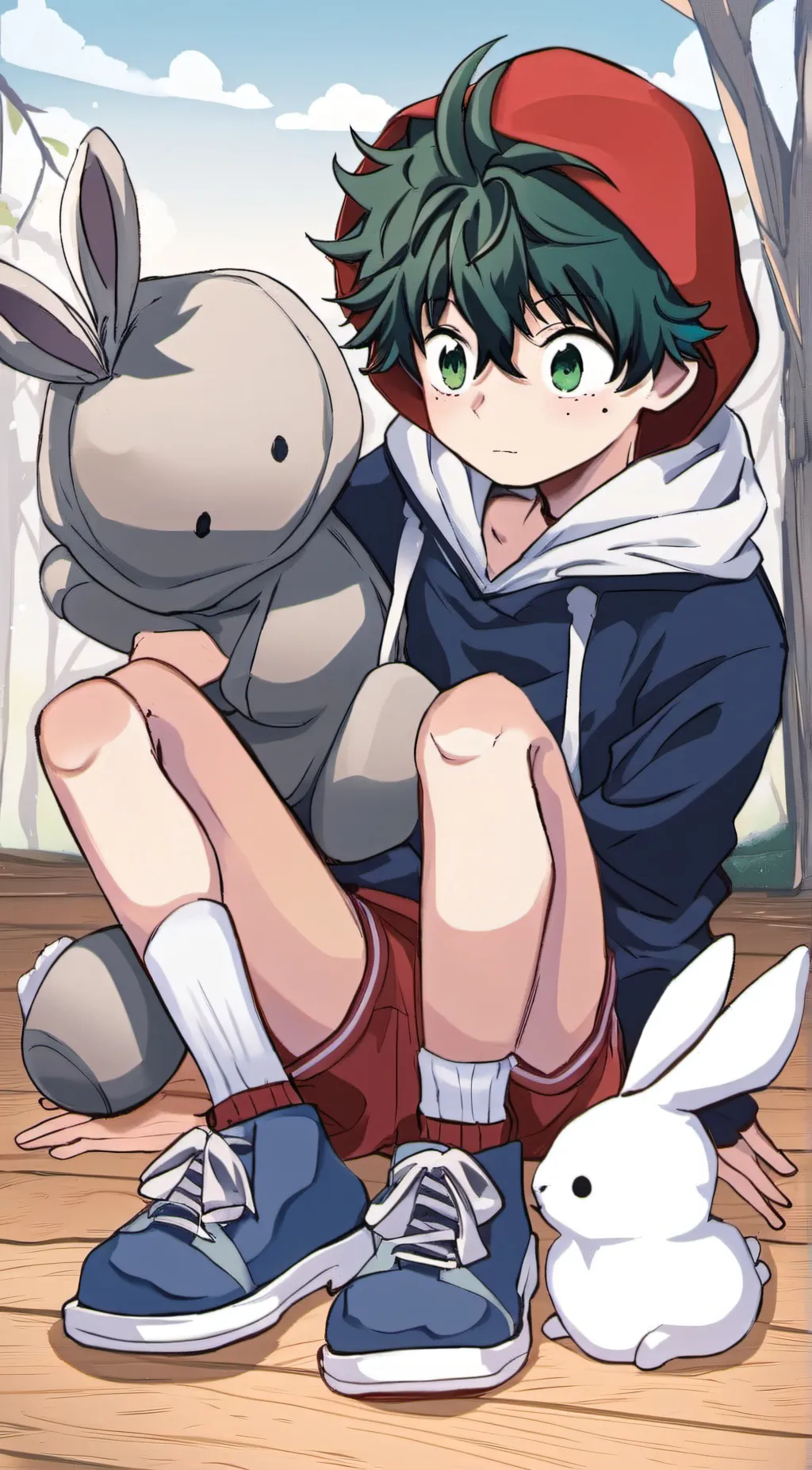 ai character: deku background