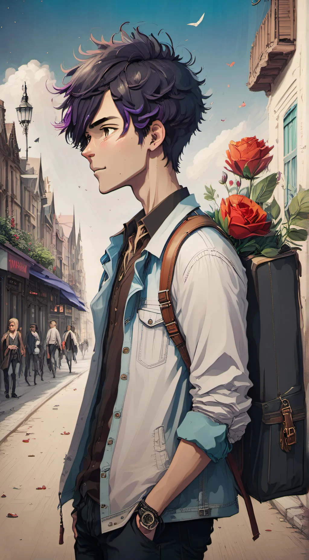 ai character: Logon background