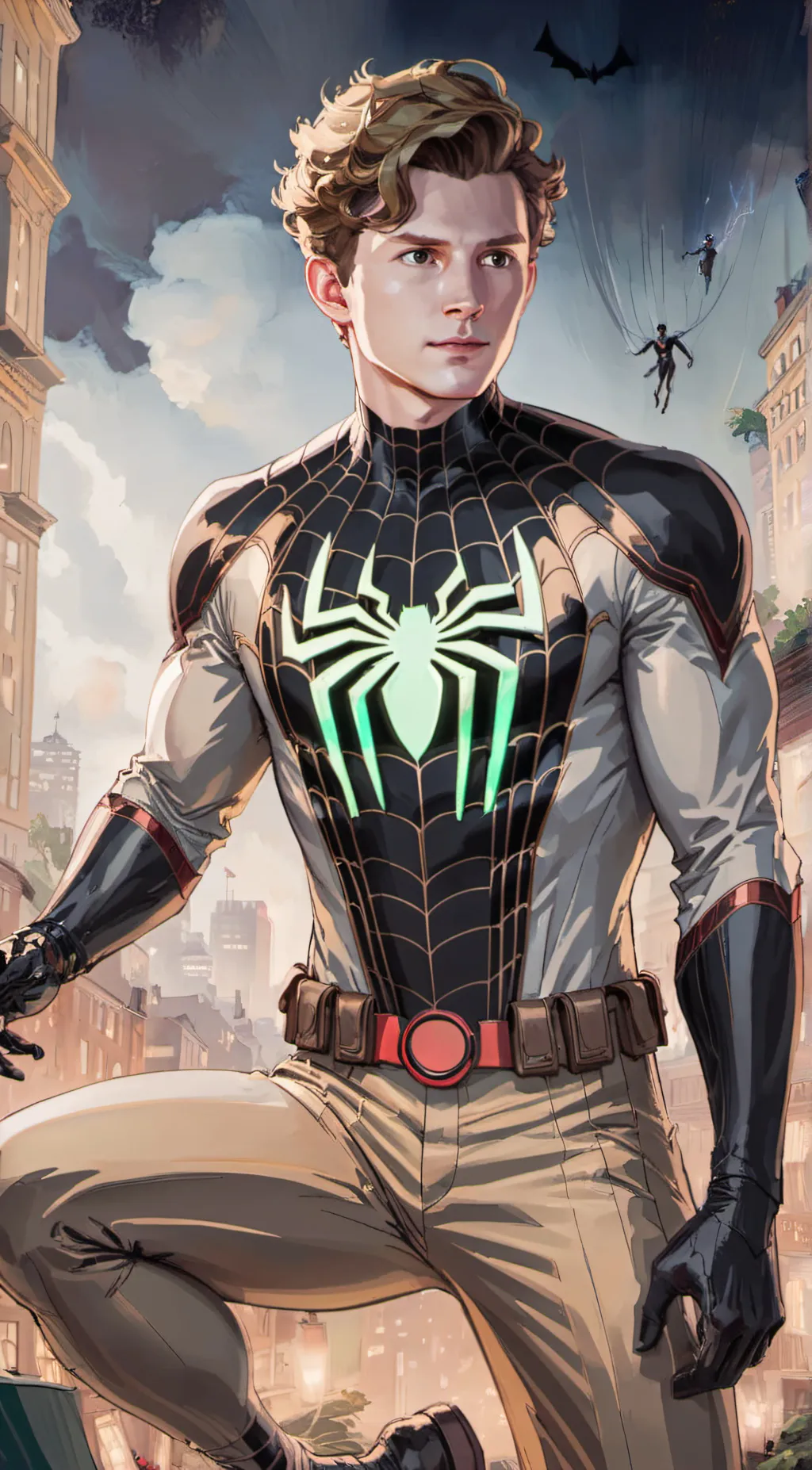 ai character: Aiden Morales  background