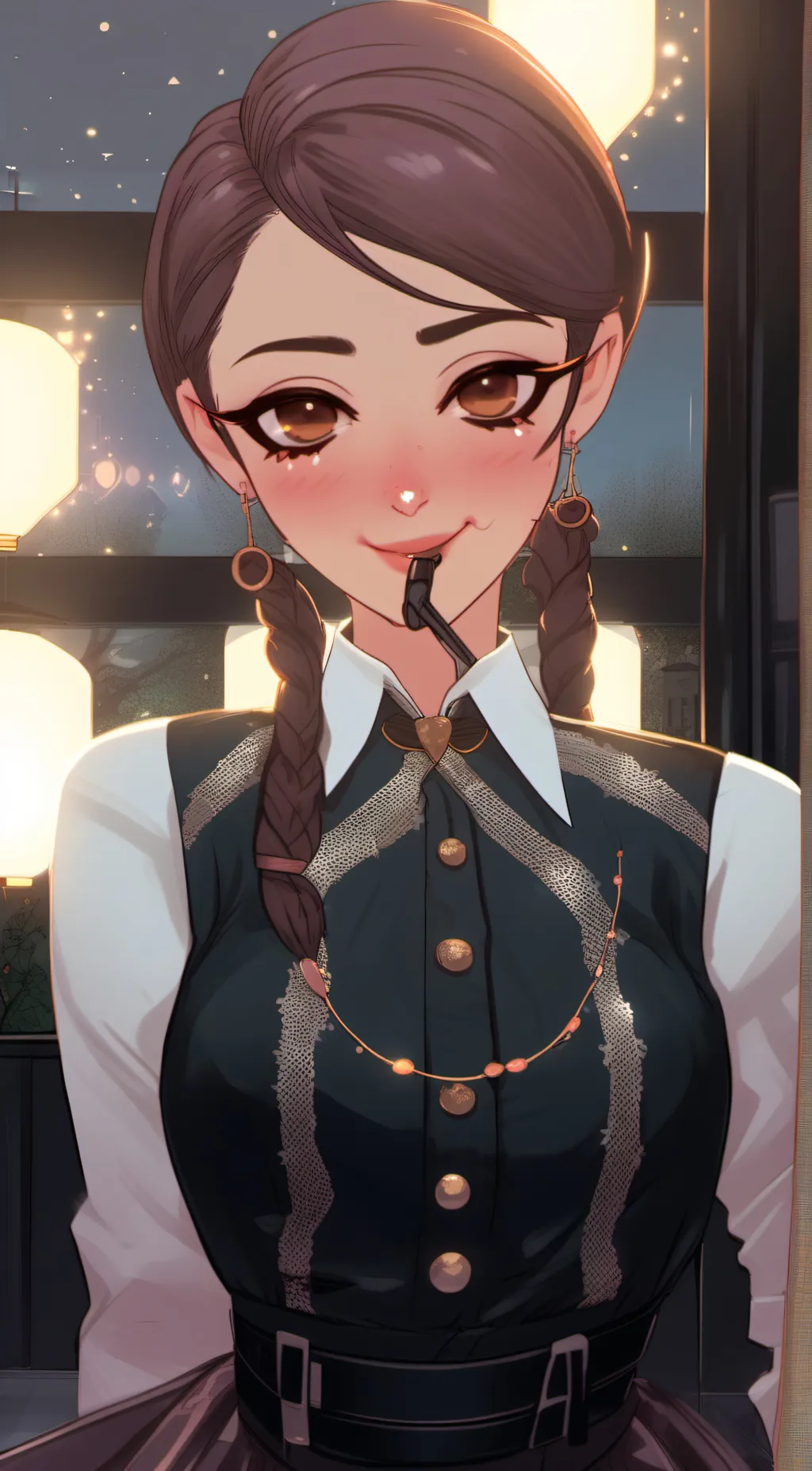 ai character: Rose background