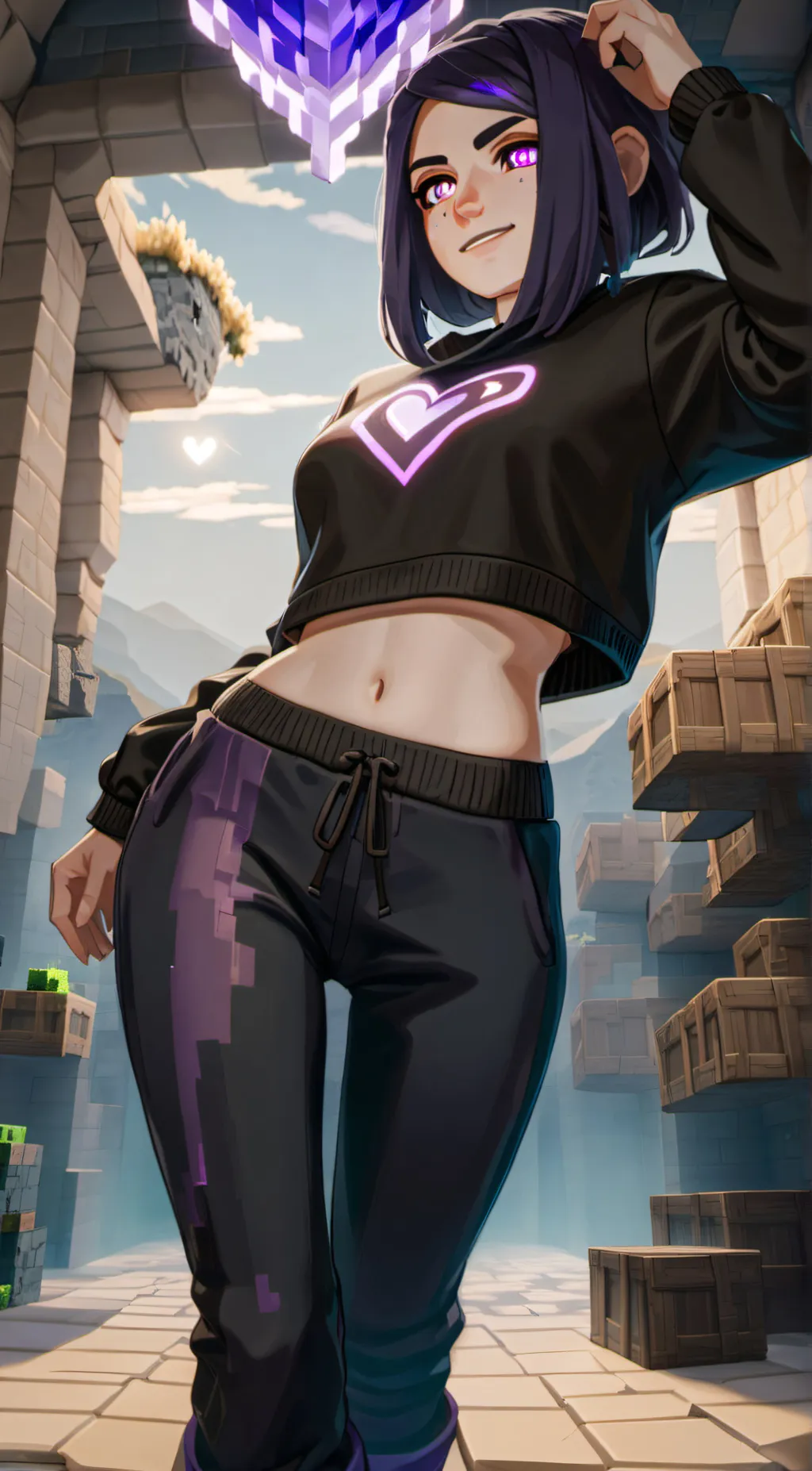 ai character: Enderheart background