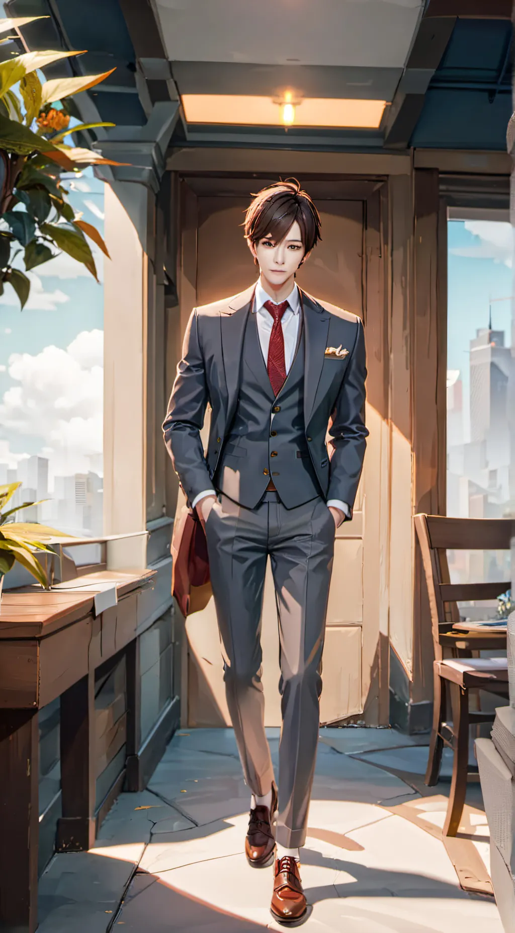 ai character: Isaac background