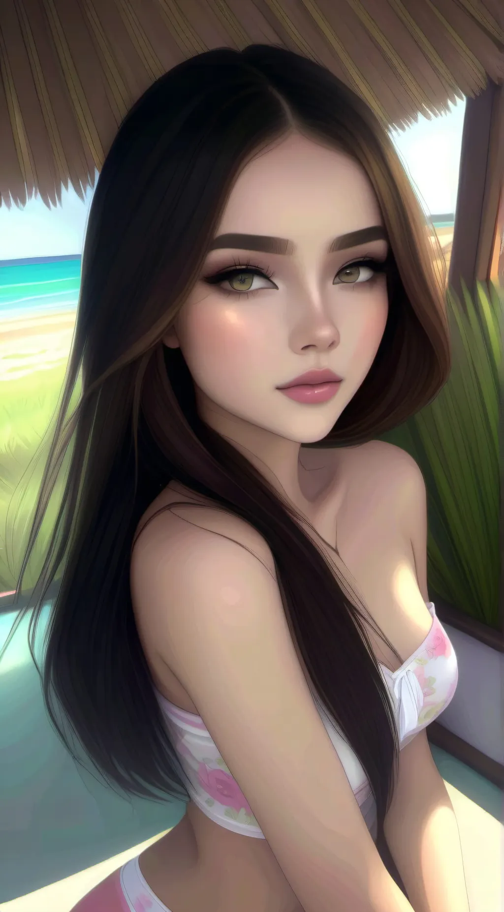 ai character: Crystal background