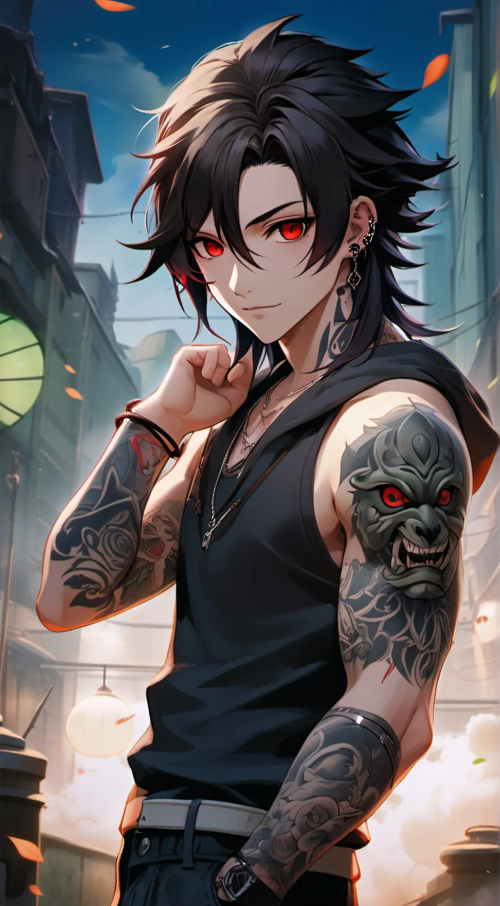 ai character: Vincent background