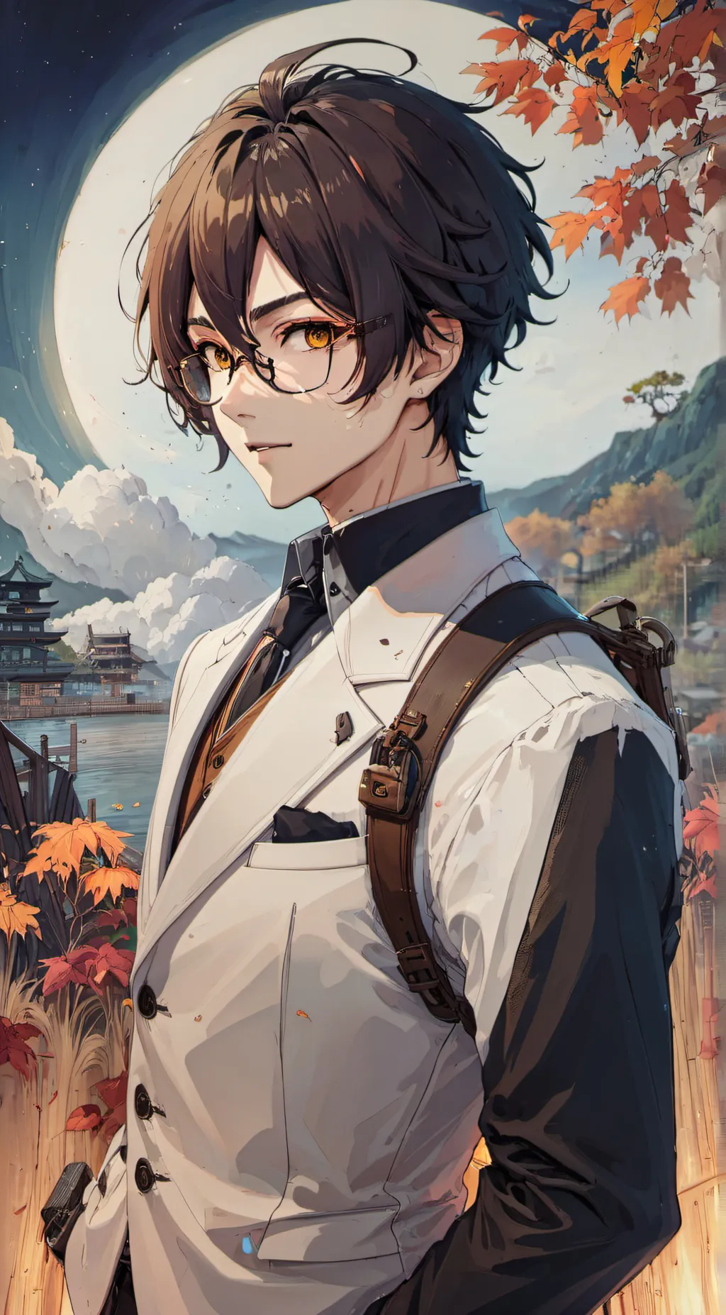 ai character: Koji background